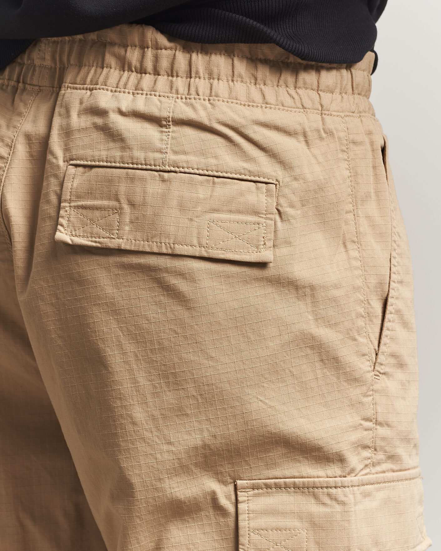 Heren | Broeken | HUGO | Gadic Cargo Drawstring Pants Medium Beige