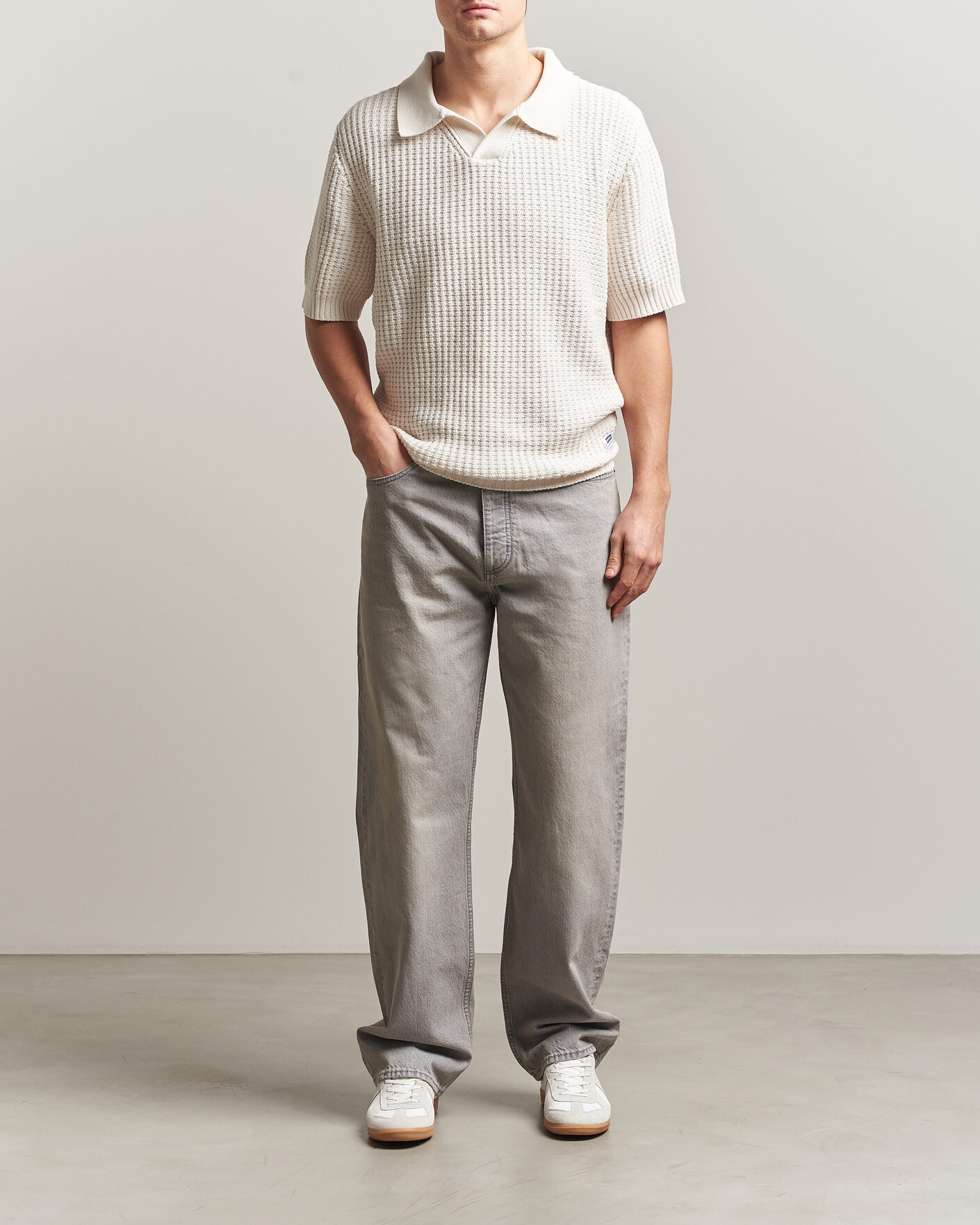 Heren | Jeans | HUGO | Nate Baggy Fit Jeans Medium Grey