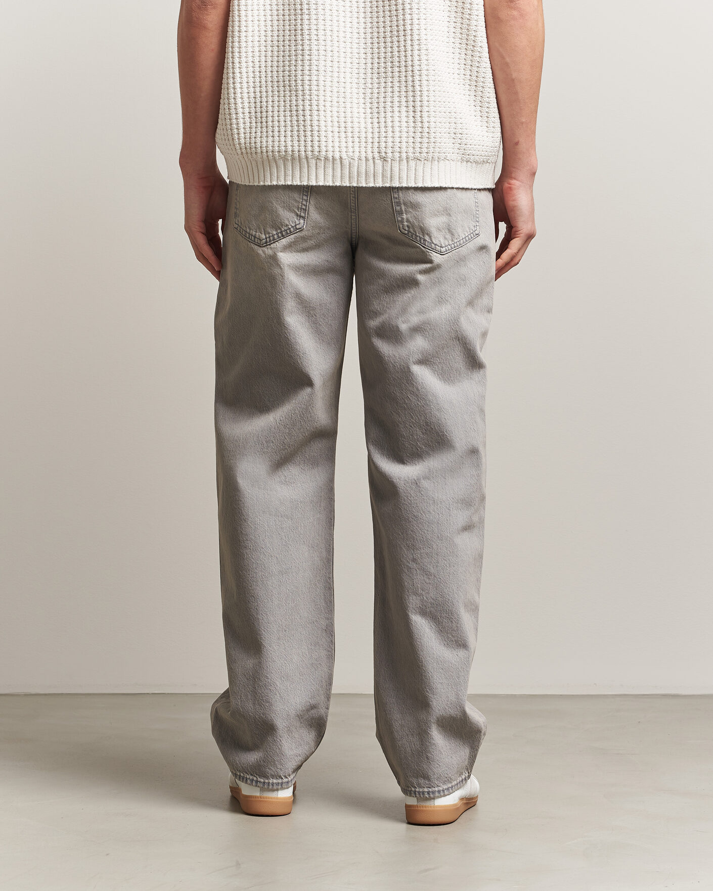 Heren | Overhemden | HUGO | Nate Baggy Fit Jeans Medium Grey