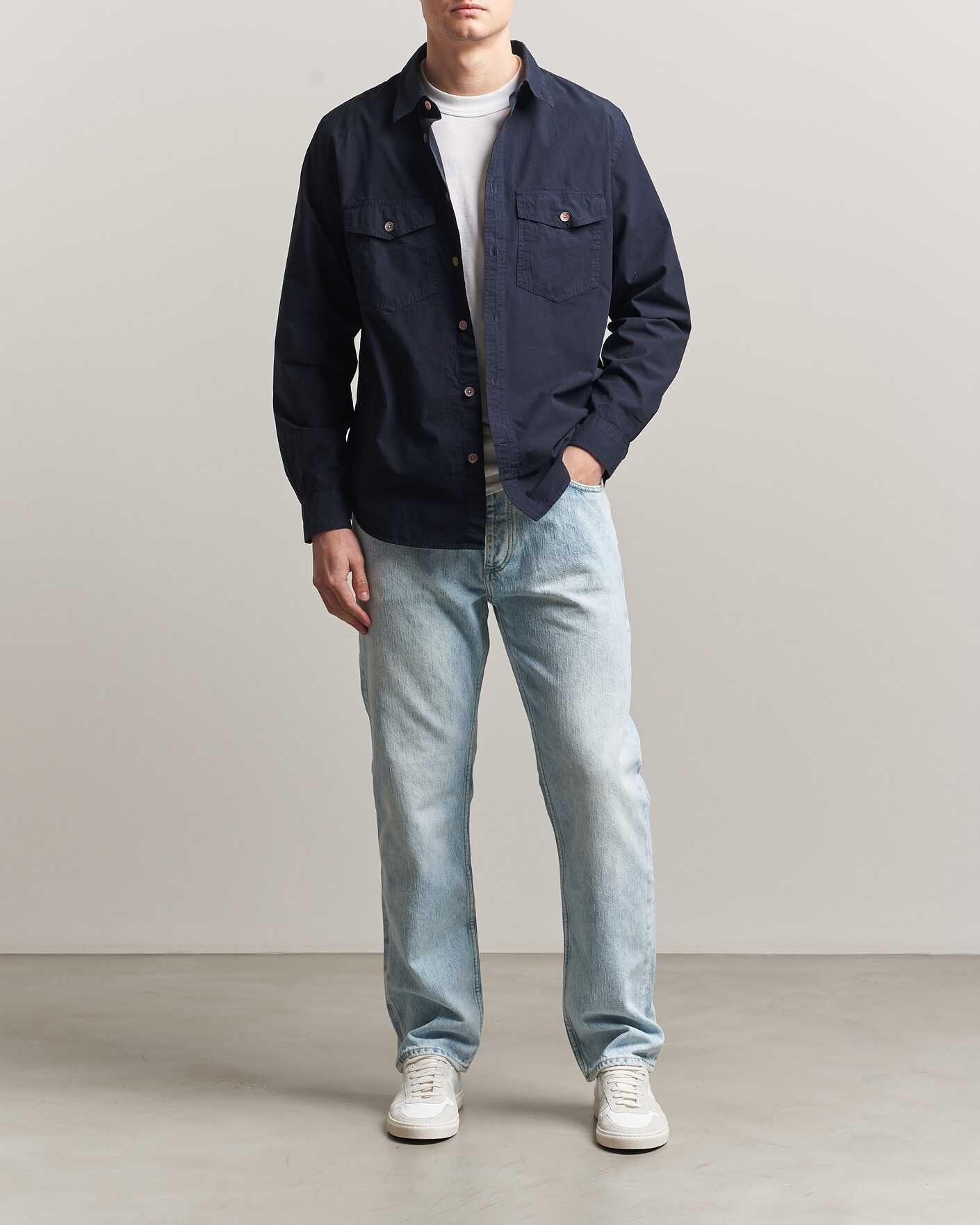 Heren | Jeans | HUGO | Jonah Straight Fit Jeans Light Blue