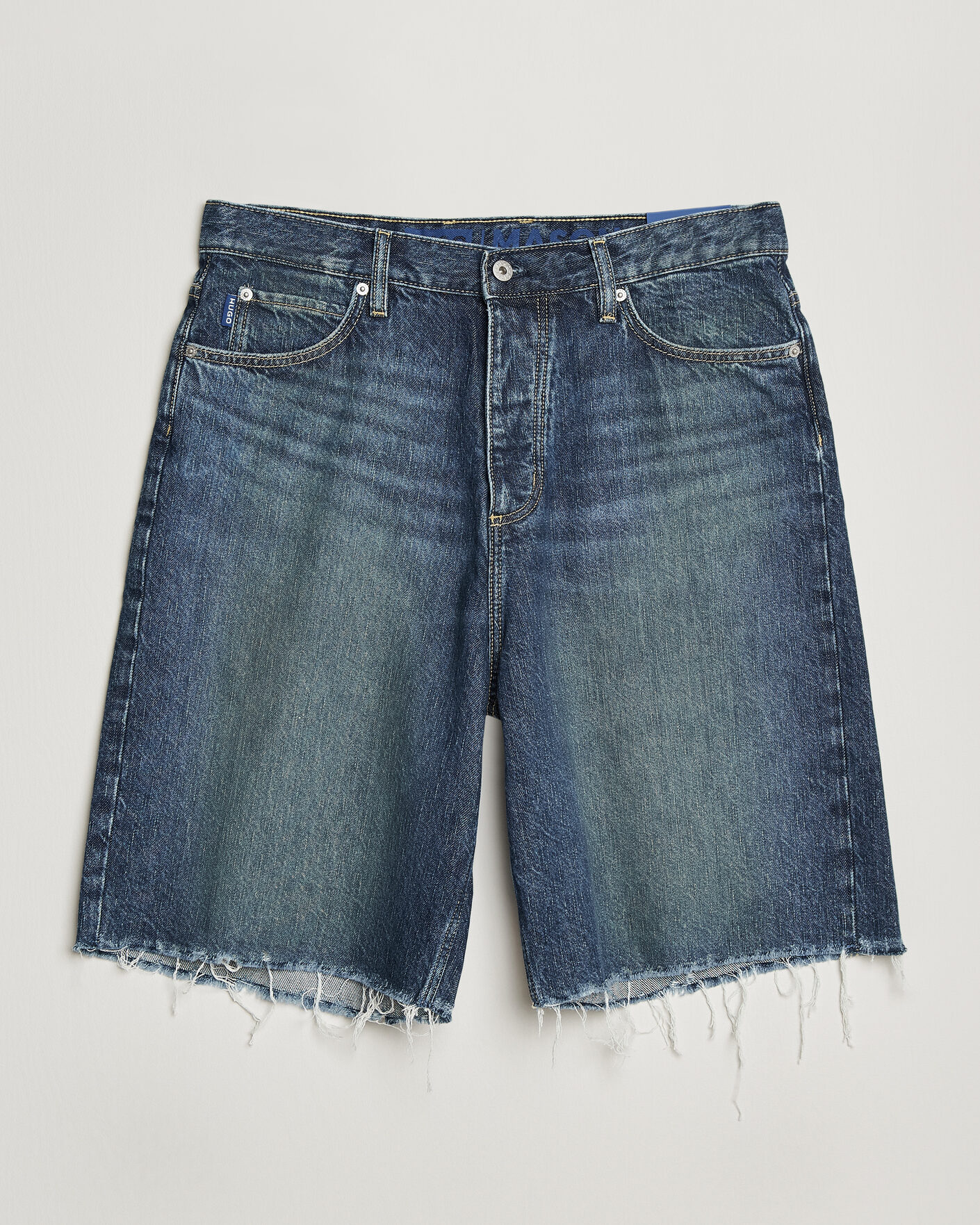 Heren | Korte broek | HUGO | Mason Denim Shorts Medium Blue