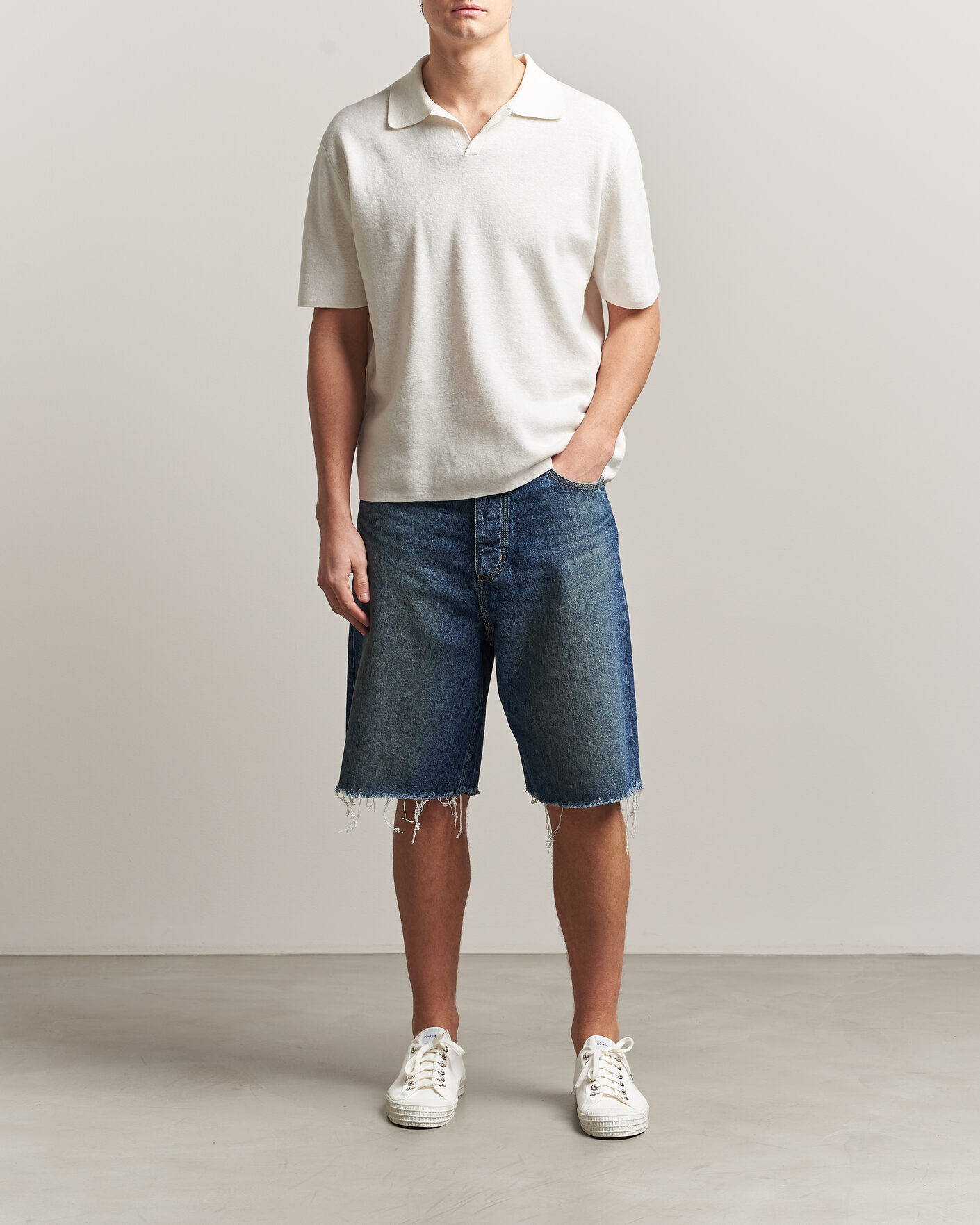 Heren | Korte broek | HUGO | Mason Denim Shorts Medium Blue