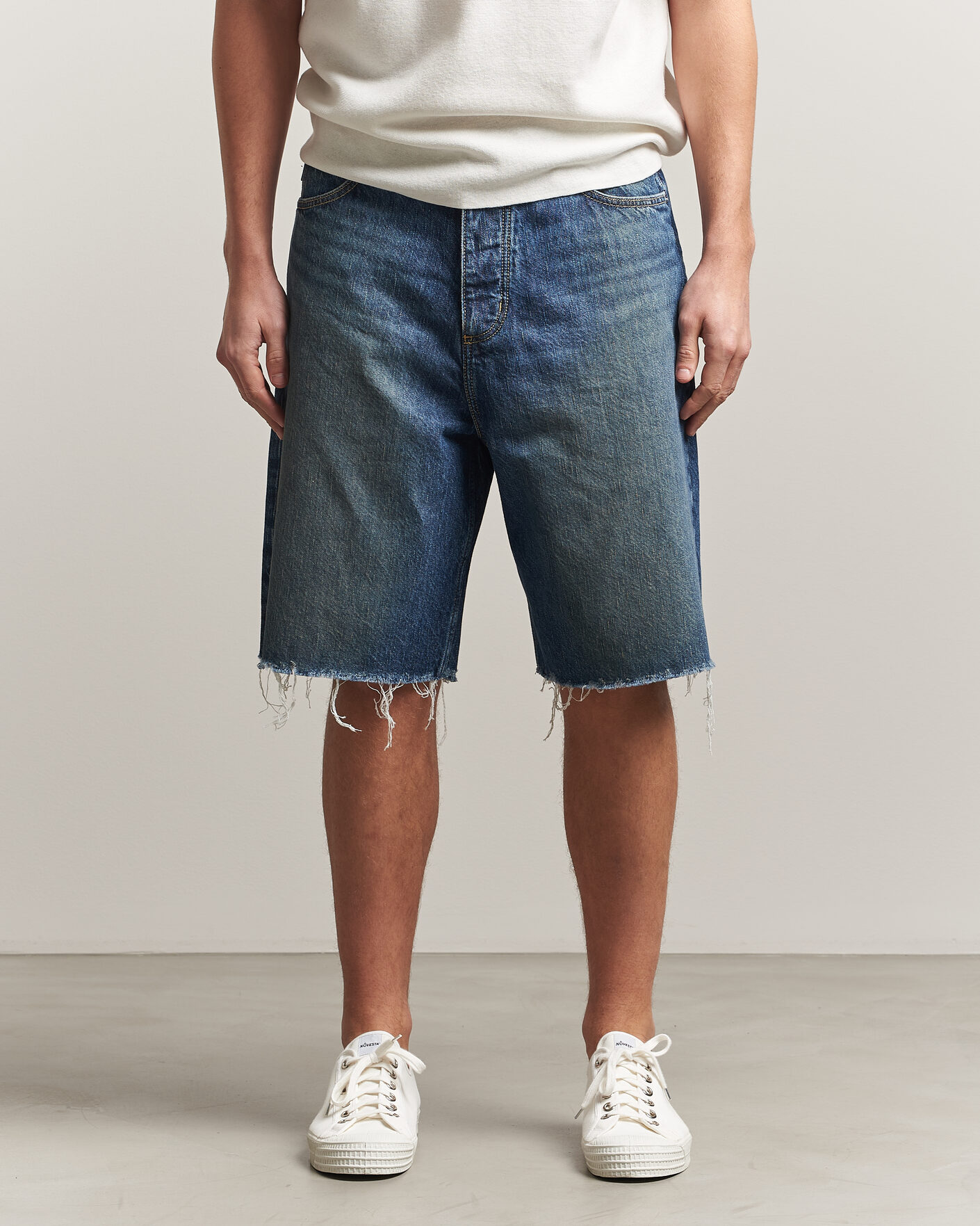Heren | Korte broek | HUGO | Mason Denim Shorts Medium Blue