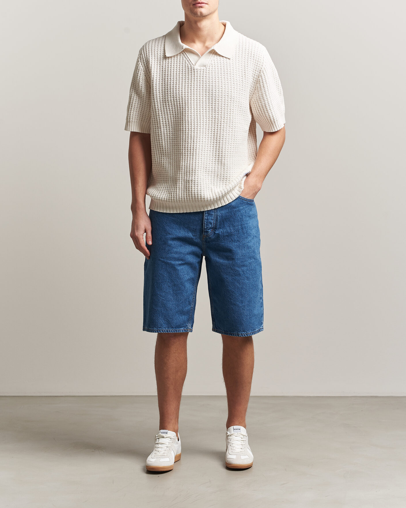 Heren | Korte broek | HUGO | Skate Denim Shorts Medium Blue