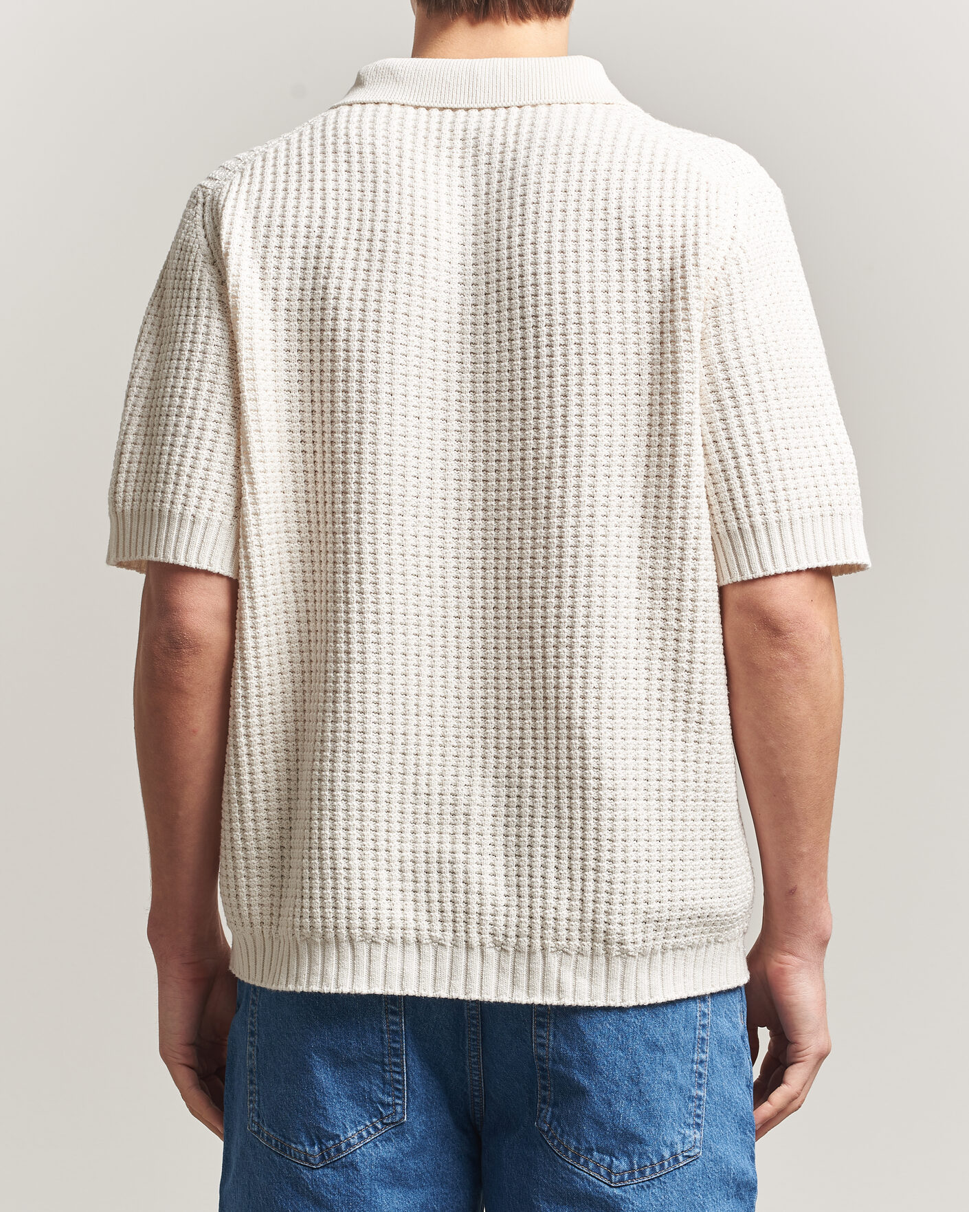Heren | Polo's | HUGO | Spero Knitted Polo Open White