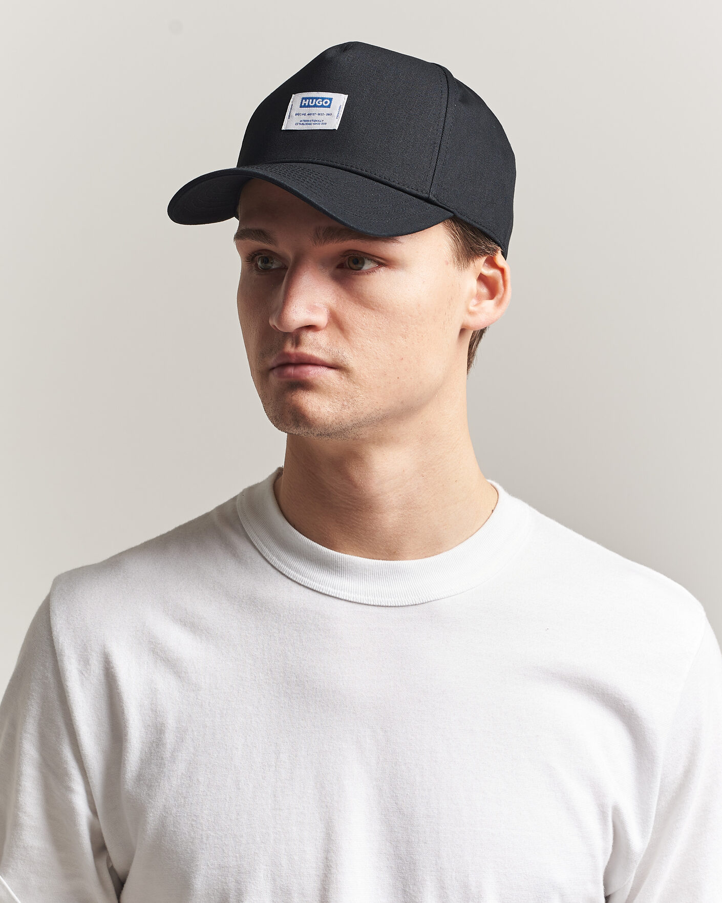 Heren | Hoeden en petten | HUGO | Merk Logo Cap Black