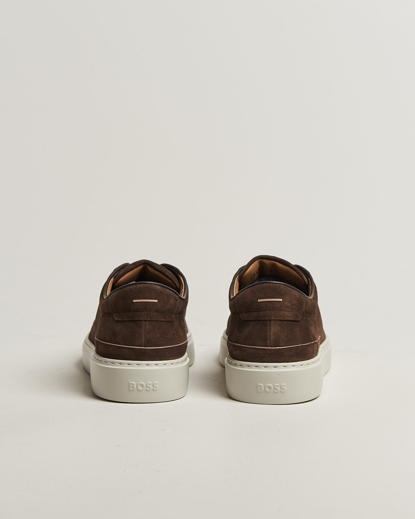Heren | Sneakers | BOSS CAMEL | Gary Suede Sneaker Dark Brown