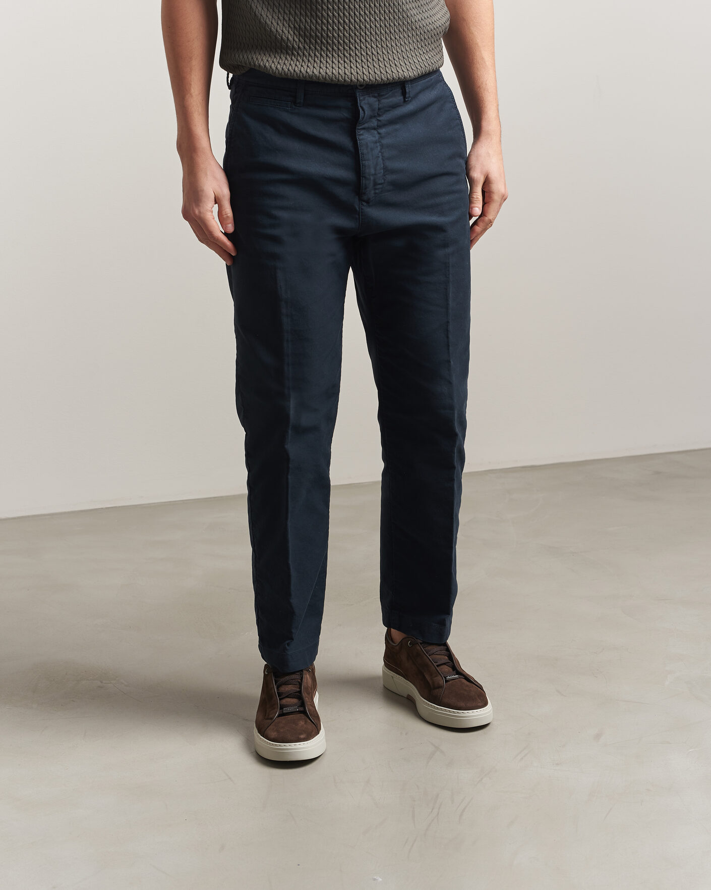 Heren | Sneakers | BOSS CAMEL | Gary Suede Sneaker Dark Brown