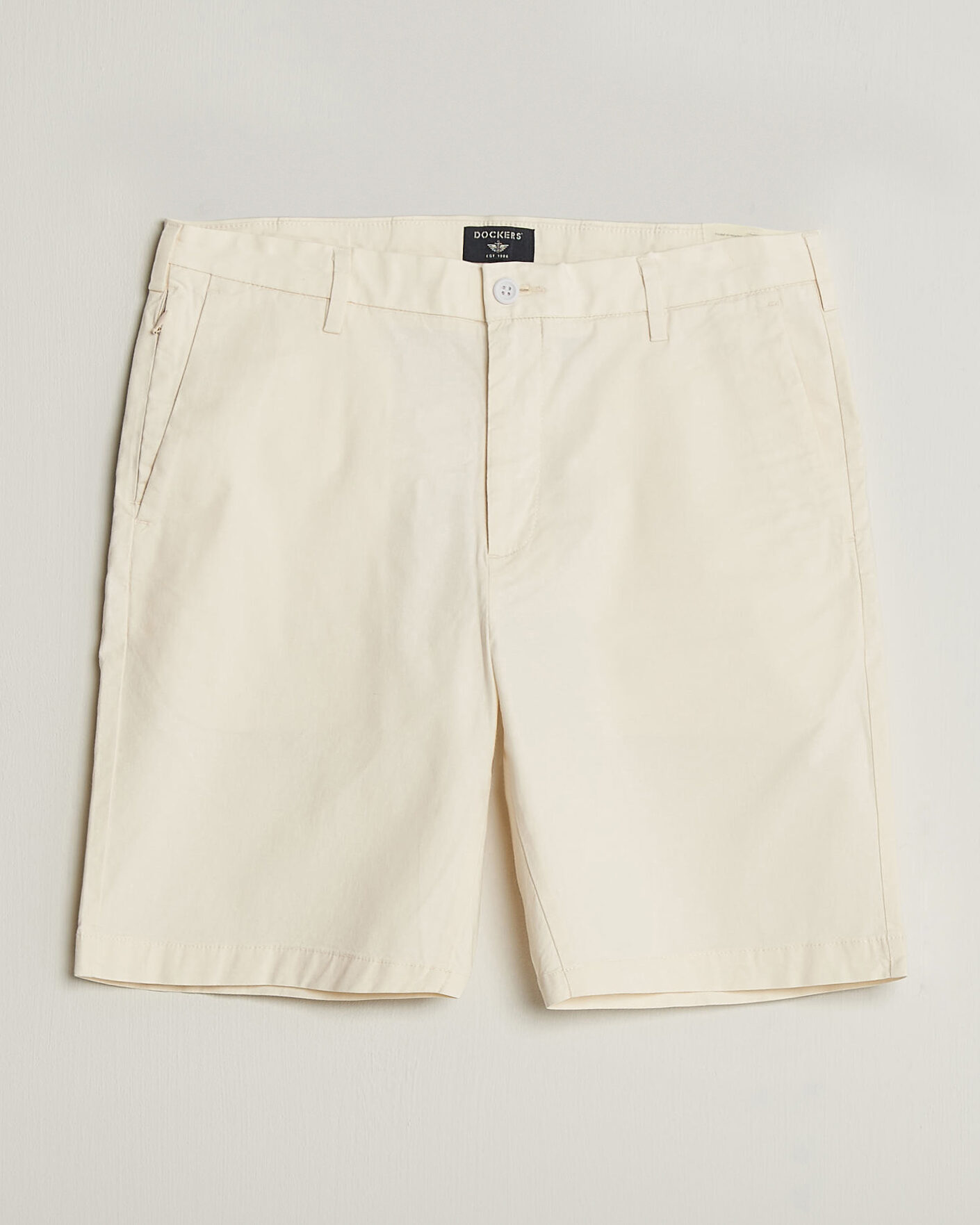 Heren | Korte broek | Dockers | Slim Cotton/Linen Shorts Buttercream
