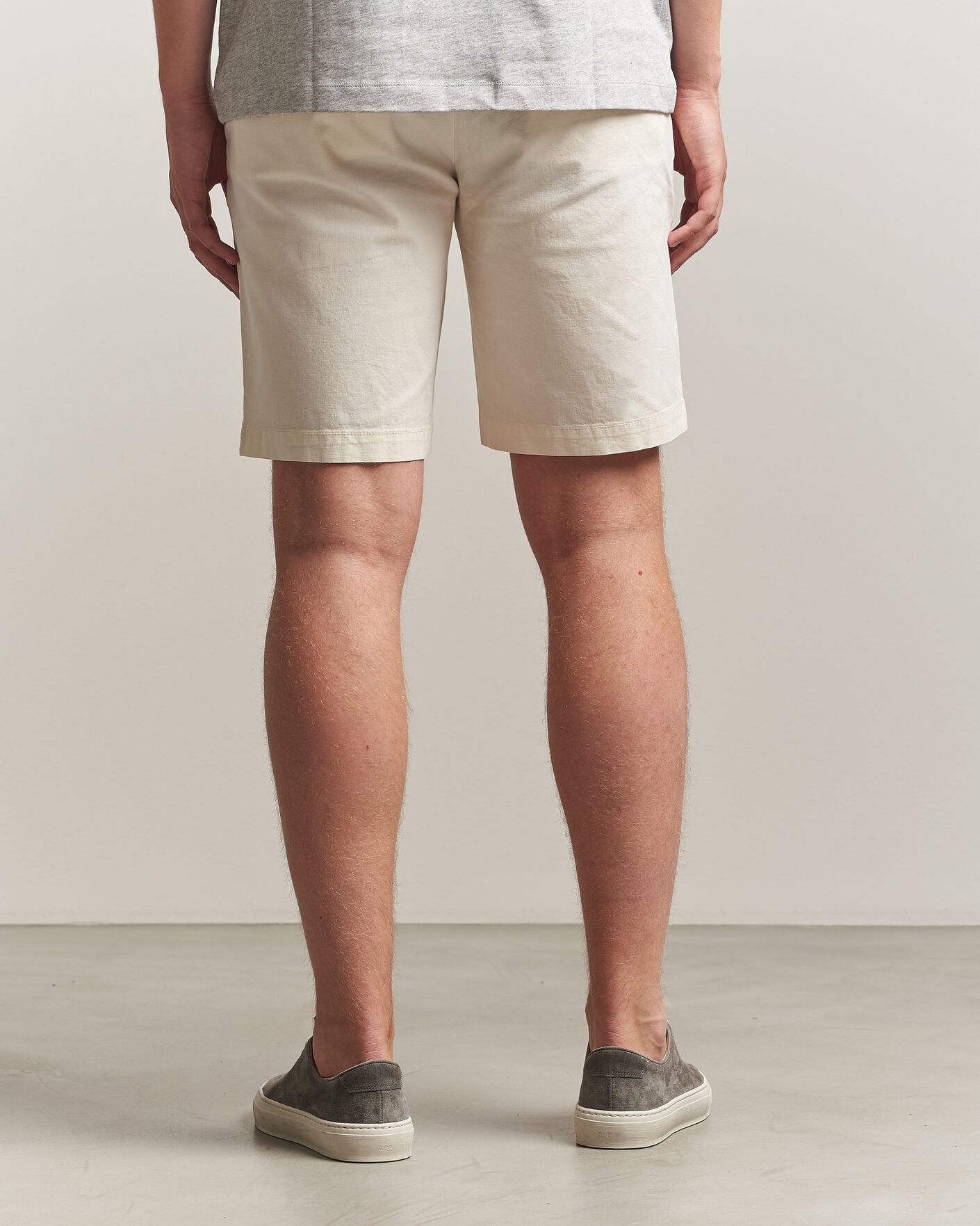 Heren | Korte broek | Dockers | Slim Cotton/Linen Shorts Buttercream