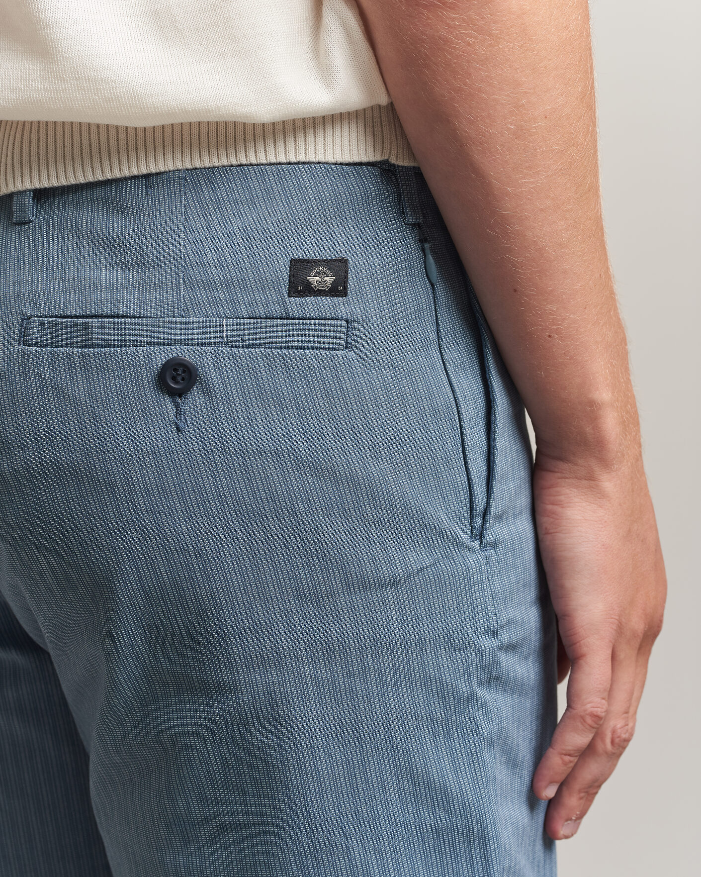 Heren | Korte broek | Dockers | Slim Cotton/Linen Shorts Bering Sea