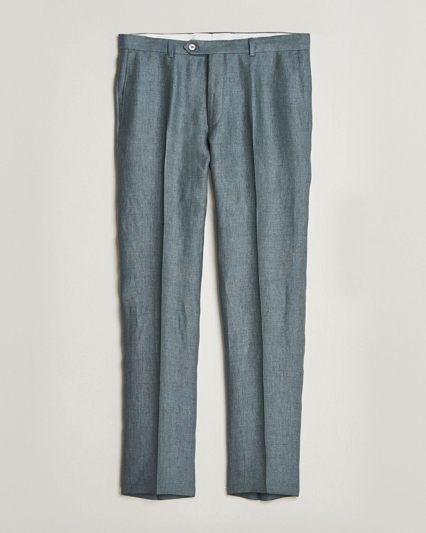 Heren | Broeken | Oscar Jacobson | Dandy Linen Trousers Green