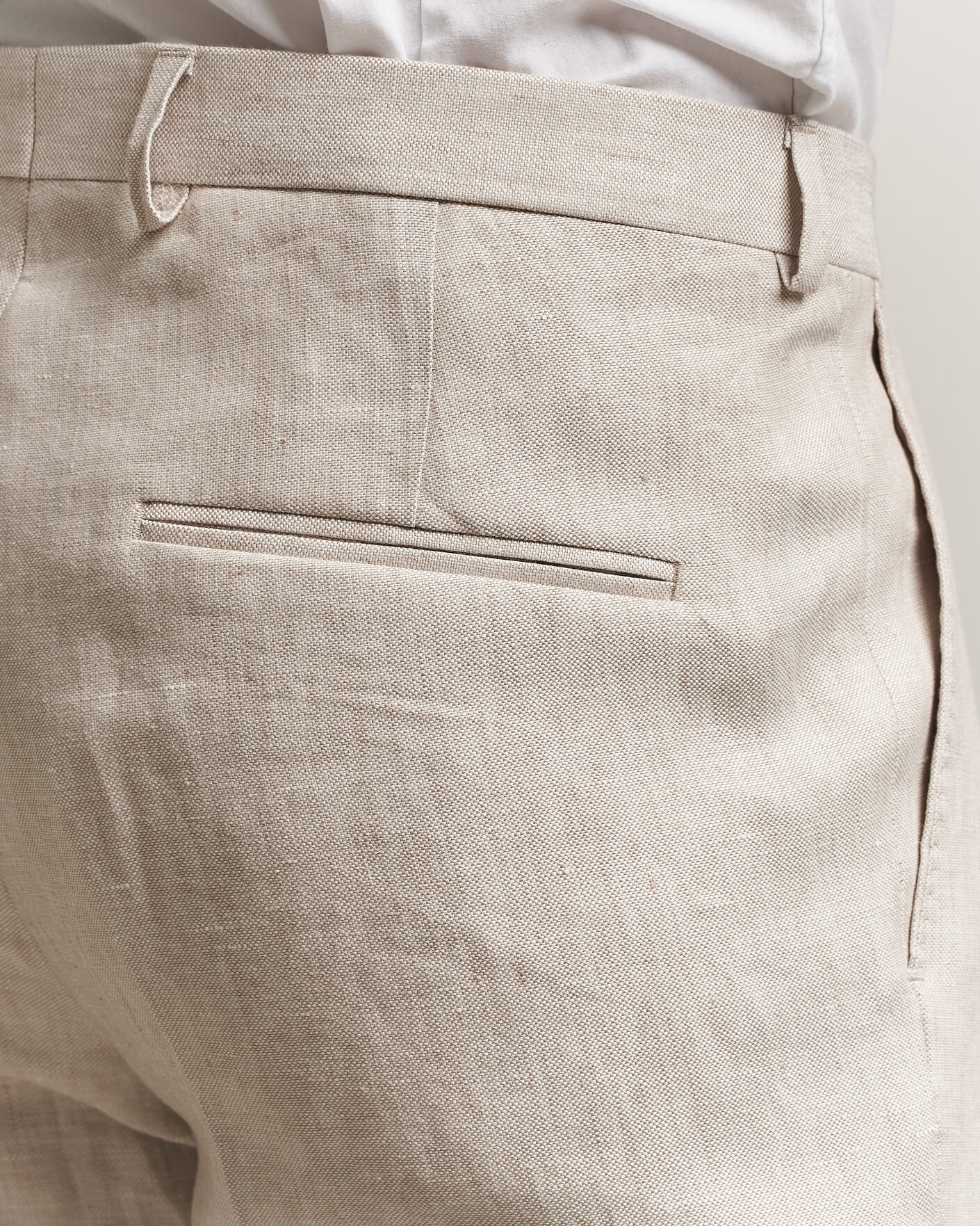 Heren | Broeken | Oscar Jacobson | Dandy Linen Trousers Off White