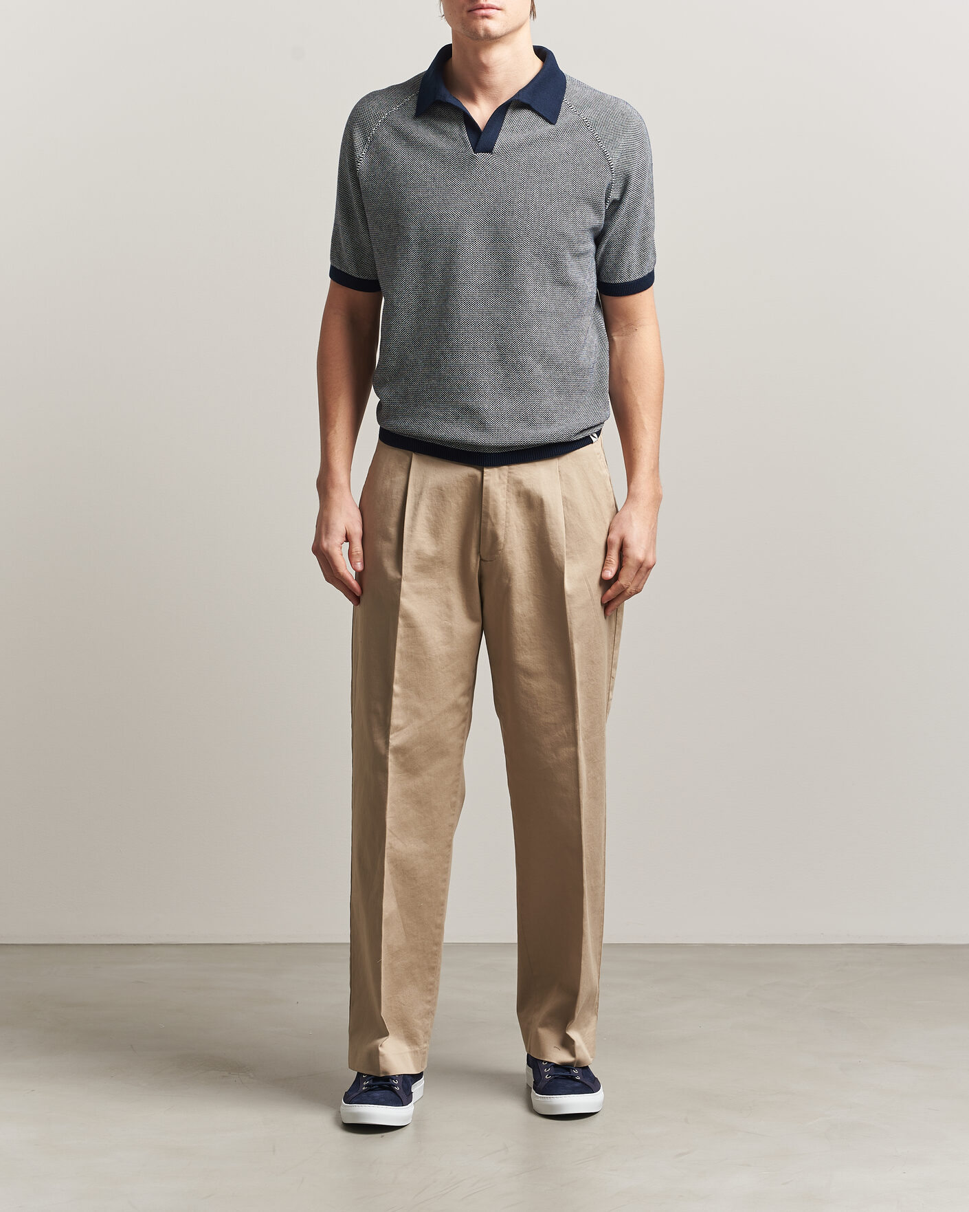 Heren | Polo's | Peregrine | Lynton Cotton Polo Navy