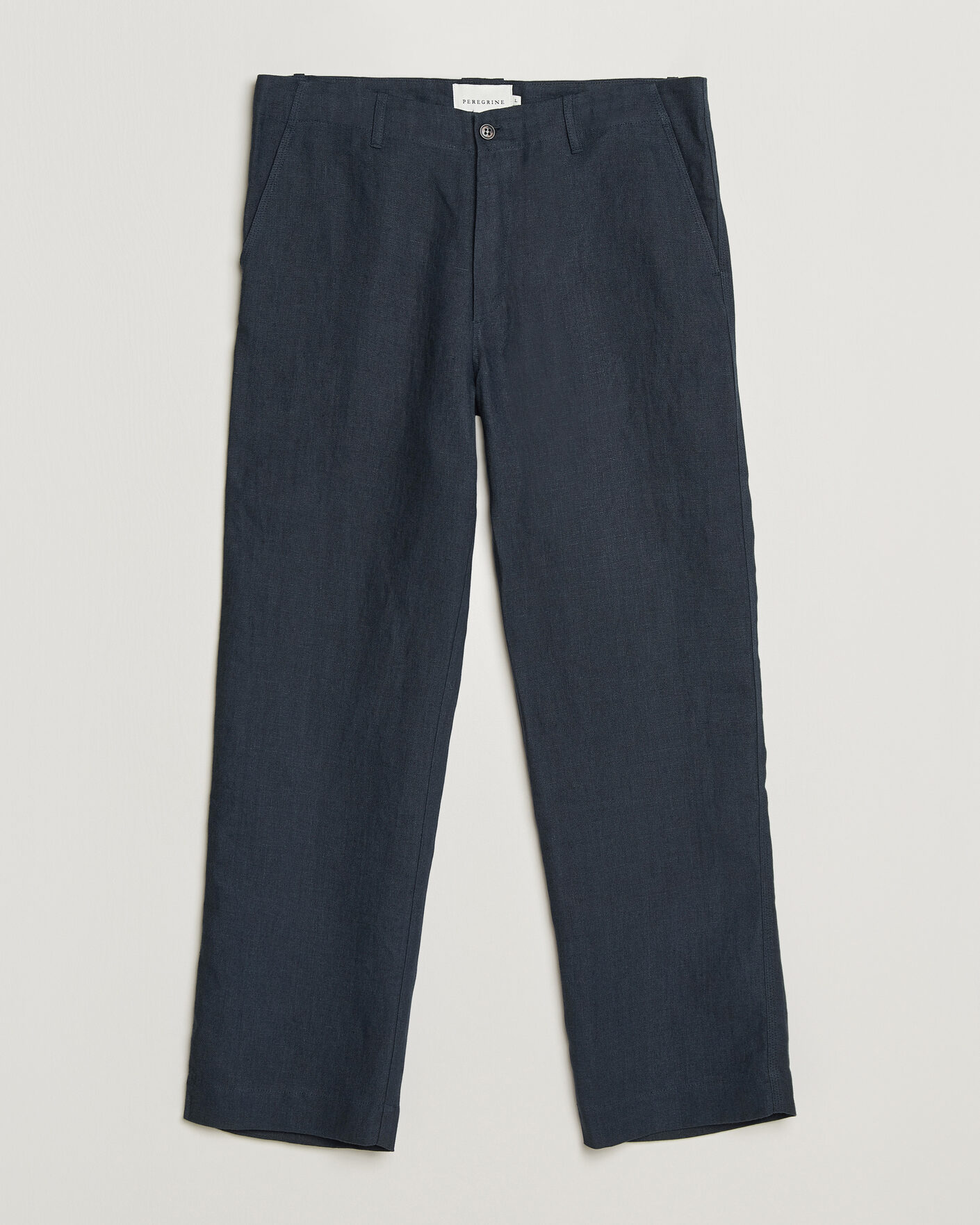 Heren | Broeken | Peregrine | Windsor Linen Trousers Navy