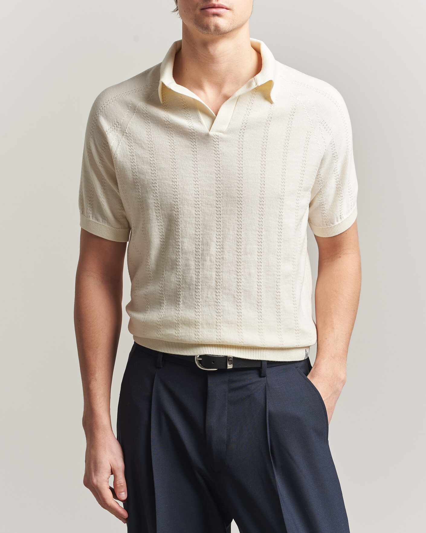 Heren | Polo's | Peregrine | Alma Cotton Structure Polo White