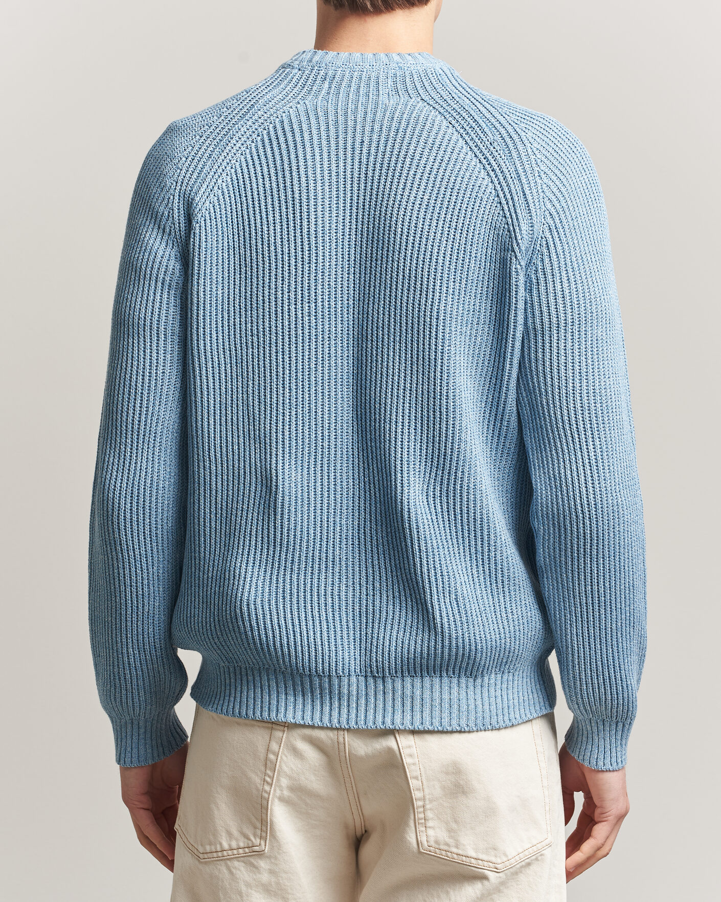 Heren | Truien | Peregrine | Harry Organic Cotton Sweater Ocean