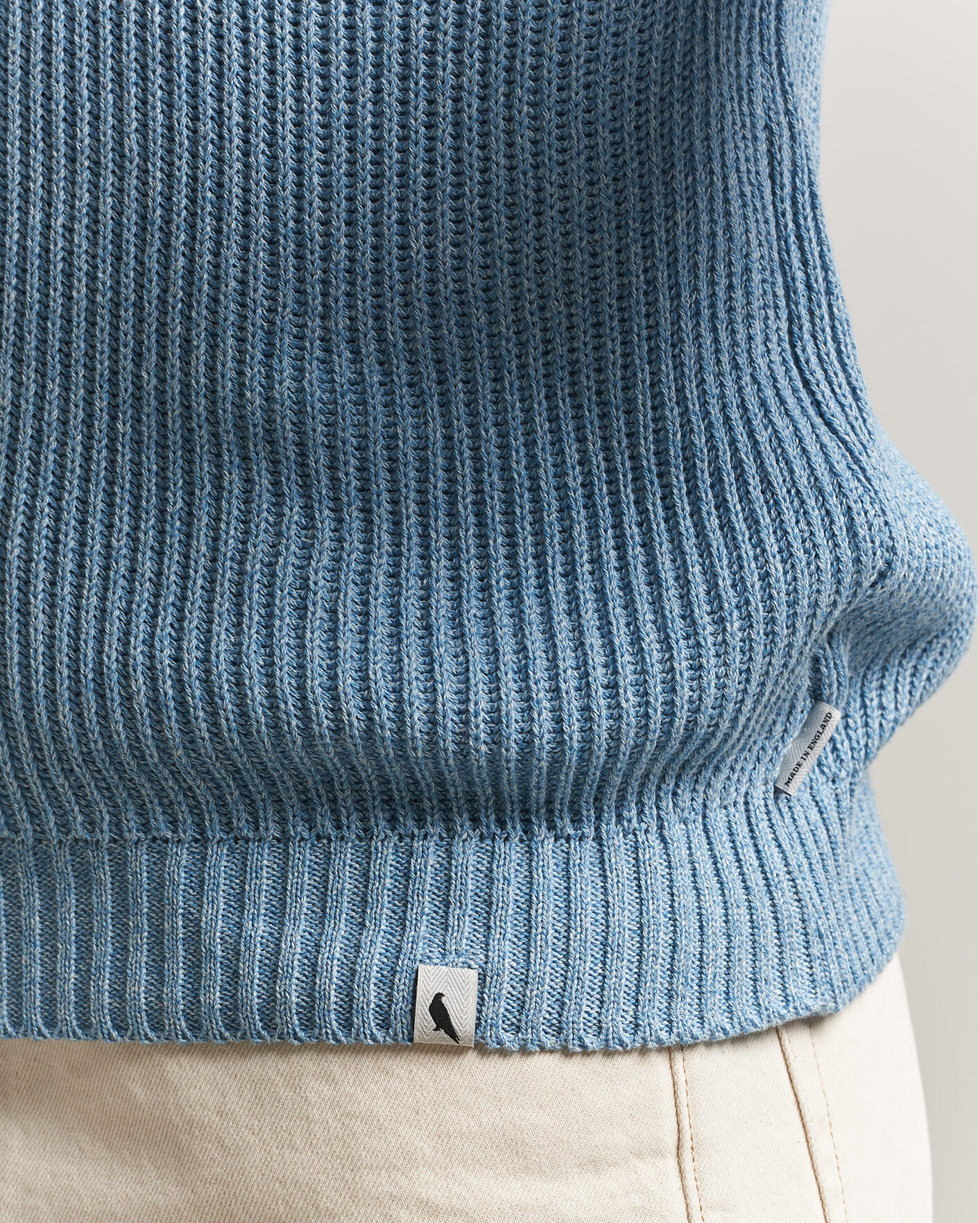 Heren | Truien | Peregrine | Harry Organic Cotton Sweater Ocean