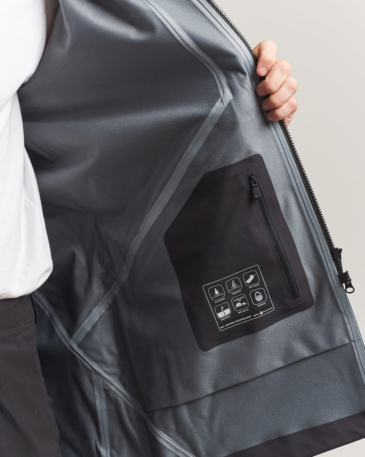 Heren | Jassen | Sail Racing | Protector Waterproof Coat Carbon