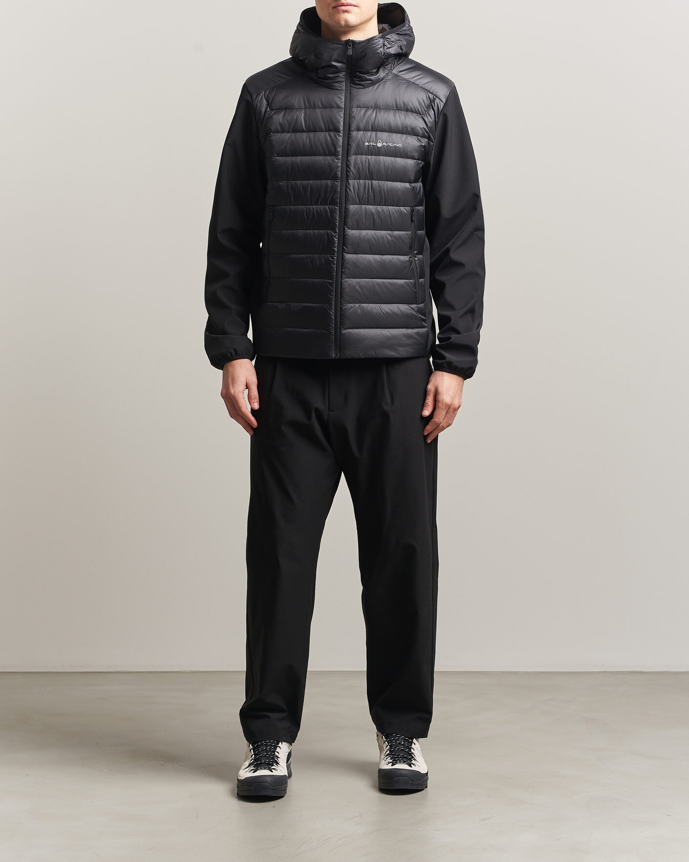 Heren | Jassen | Sail Racing | Spray Hooded Hybrid Jacket Carbon
