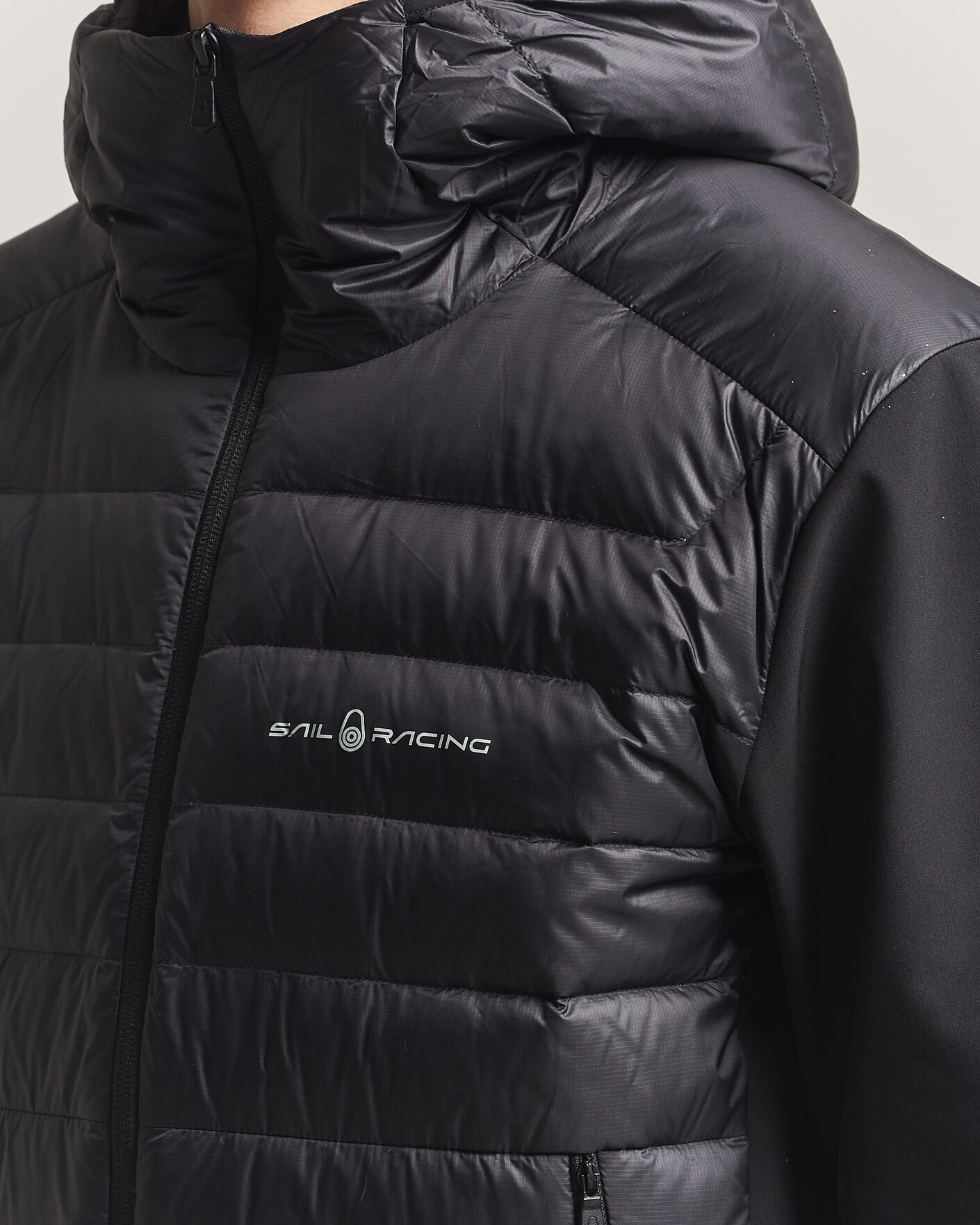 Heren | Jassen | Sail Racing | Spray Hooded Hybrid Jacket Carbon