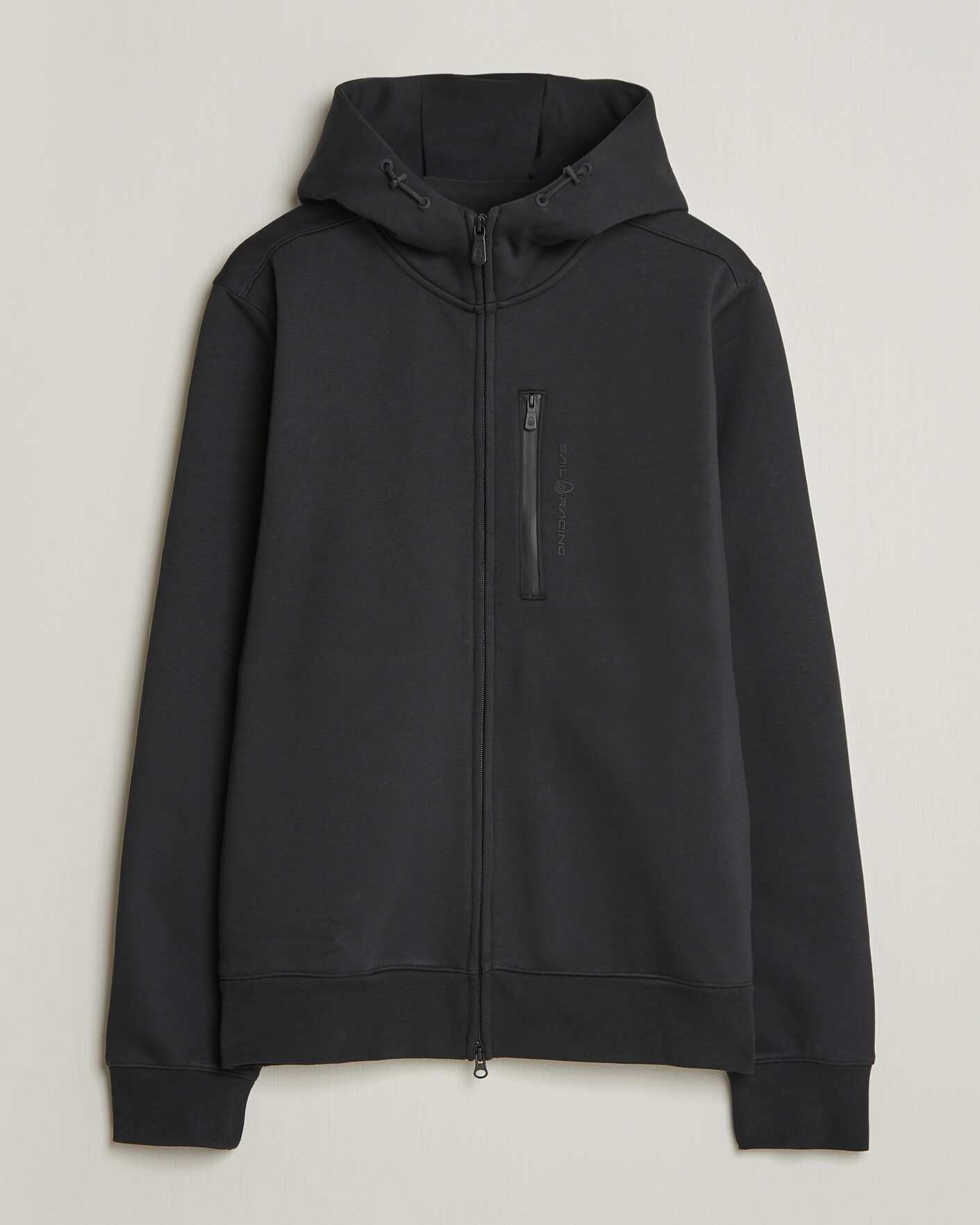 Heren | Truien | Sail Racing | Bowman Monochrome Full Zip Hoodie Carbon