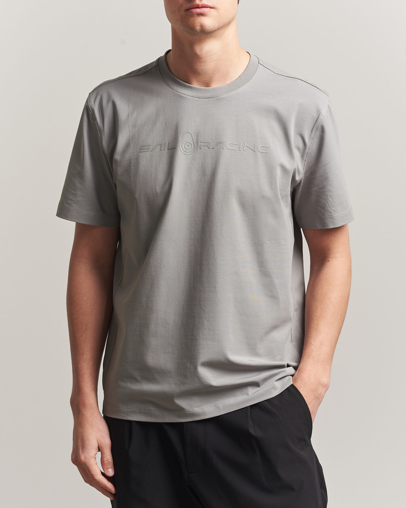 Heren | T-shirts | Sail Racing | Bowman Monochrome T-Shirt Oyster