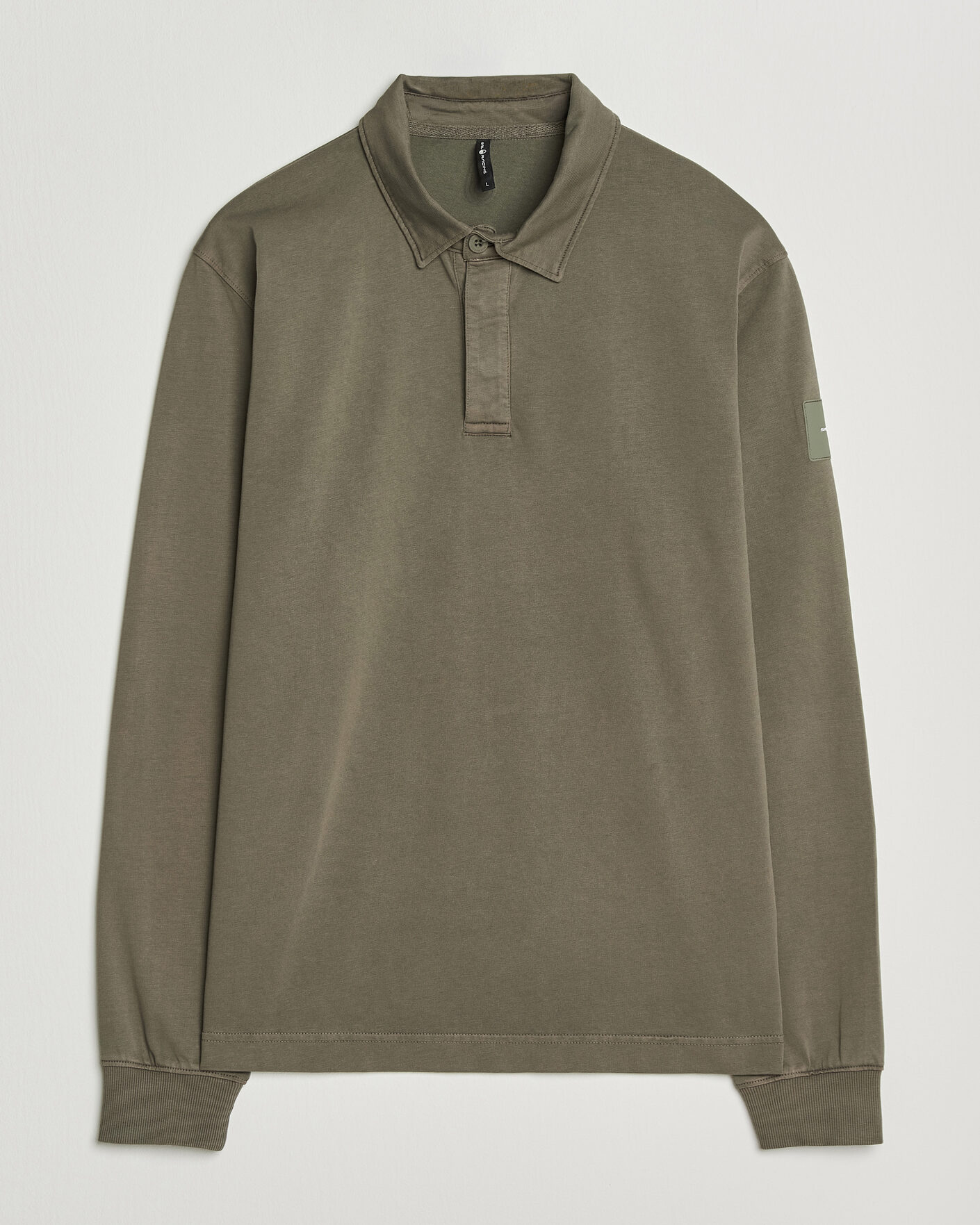 Heren | Truien | Sail Racing | Wind Pigment Dyed Rugger Mud Green
