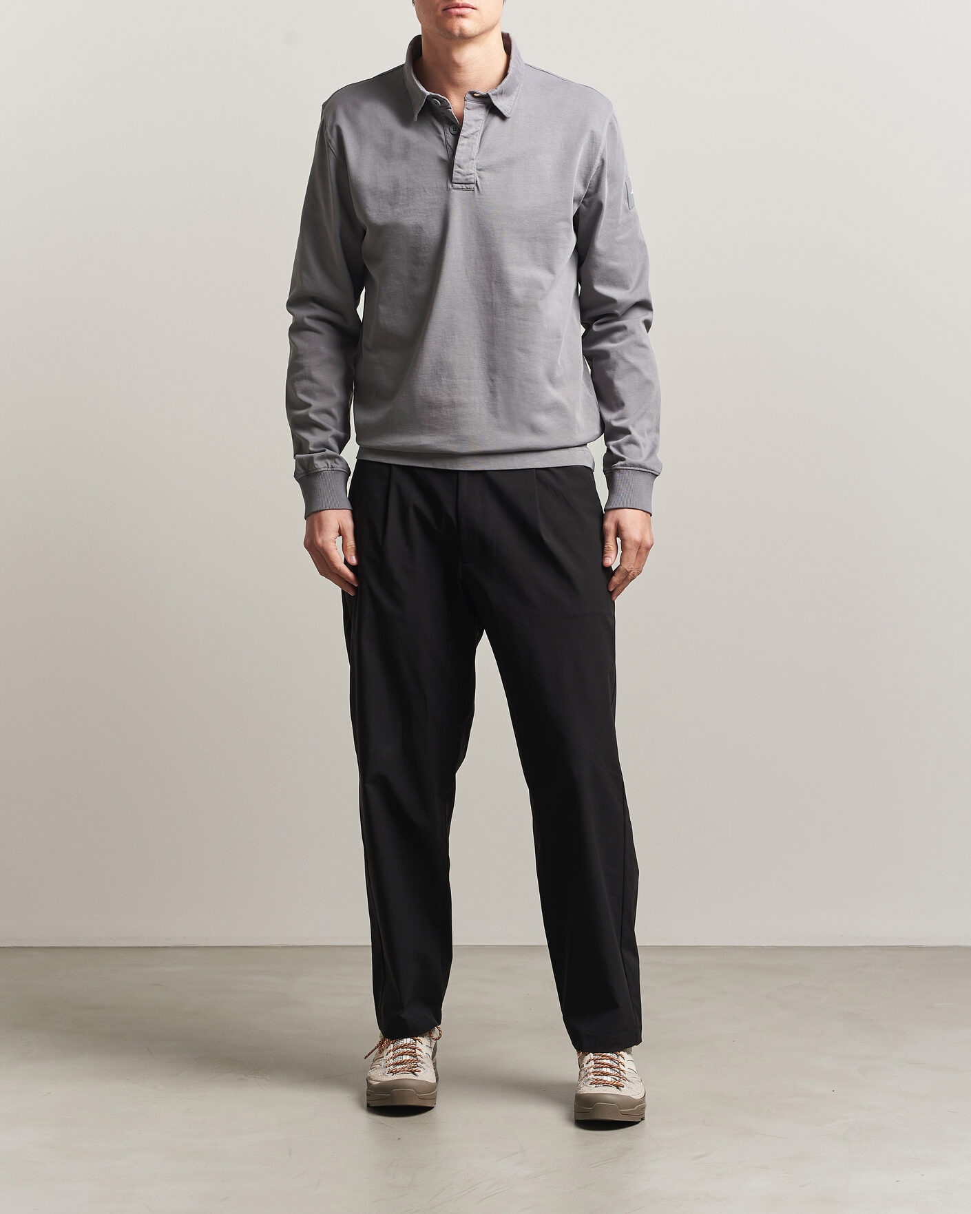 Heren | Truien | Sail Racing | Wind Pigment Dyed Rugger Frost Grey