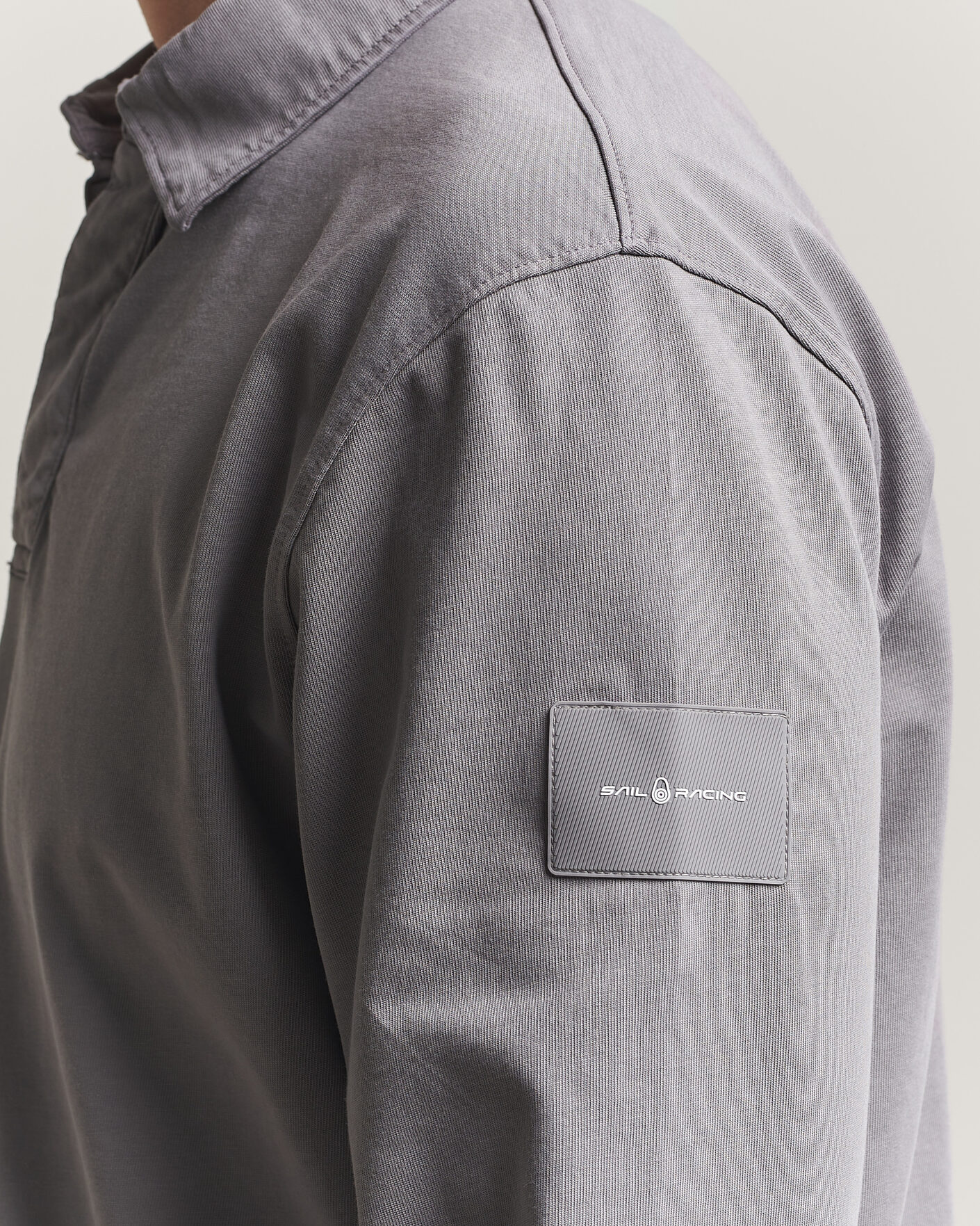 Heren | Truien | Sail Racing | Wind Pigment Dyed Rugger Frost Grey
