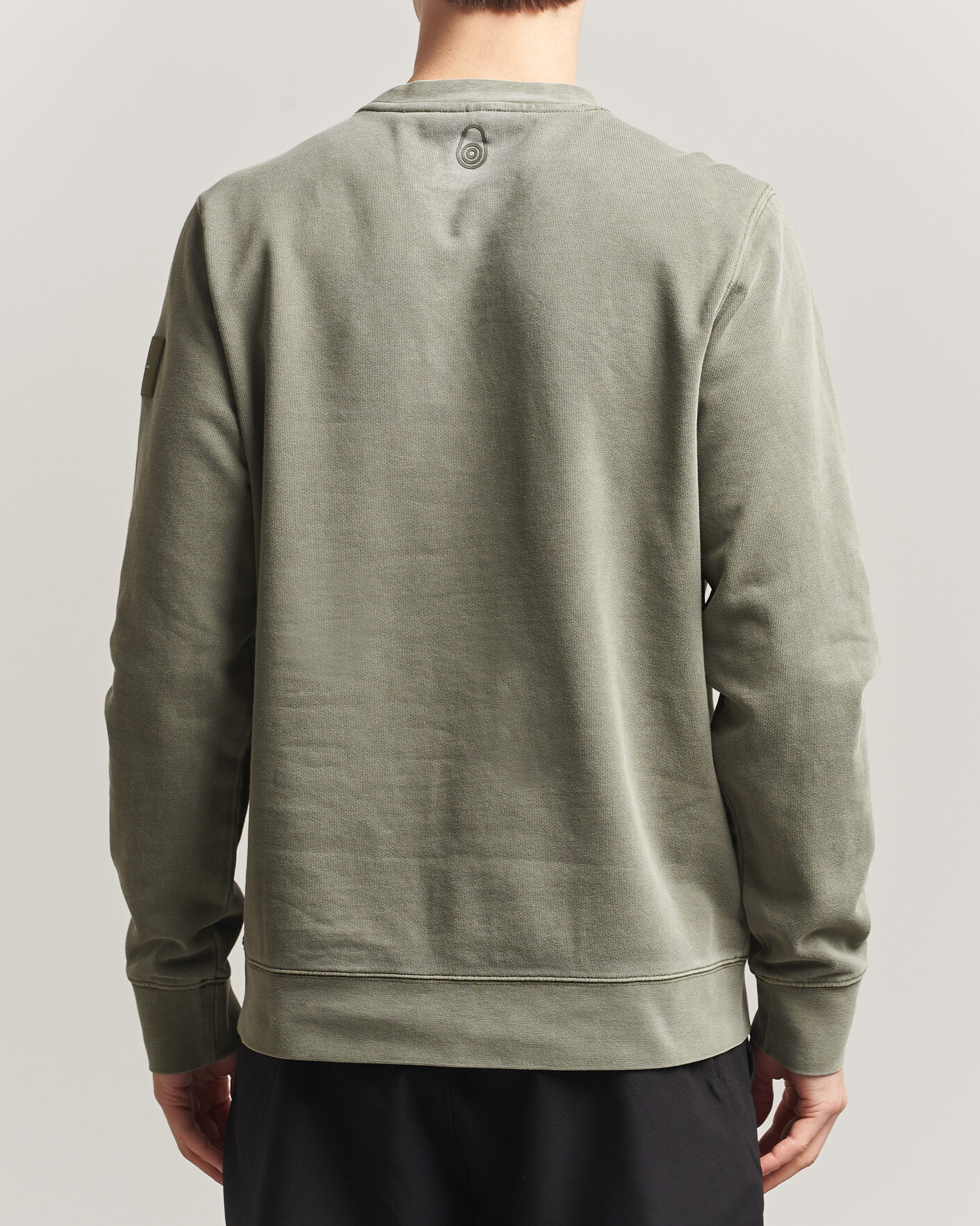 Heren | Truien | Sail Racing | Wind Pigment Dyed Sweatshirt Mud Green