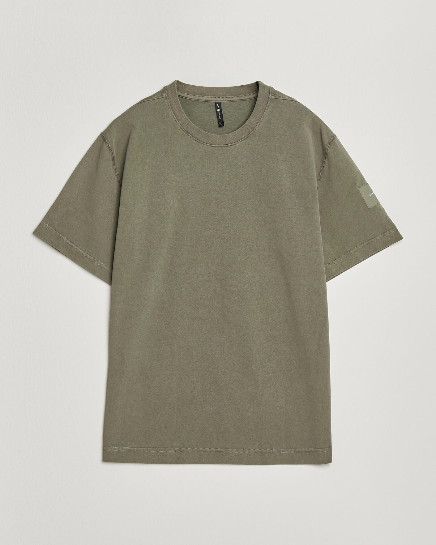 Heren | T-shirts | Sail Racing | Wind Pigment Dyed T-Shirt Mud Green