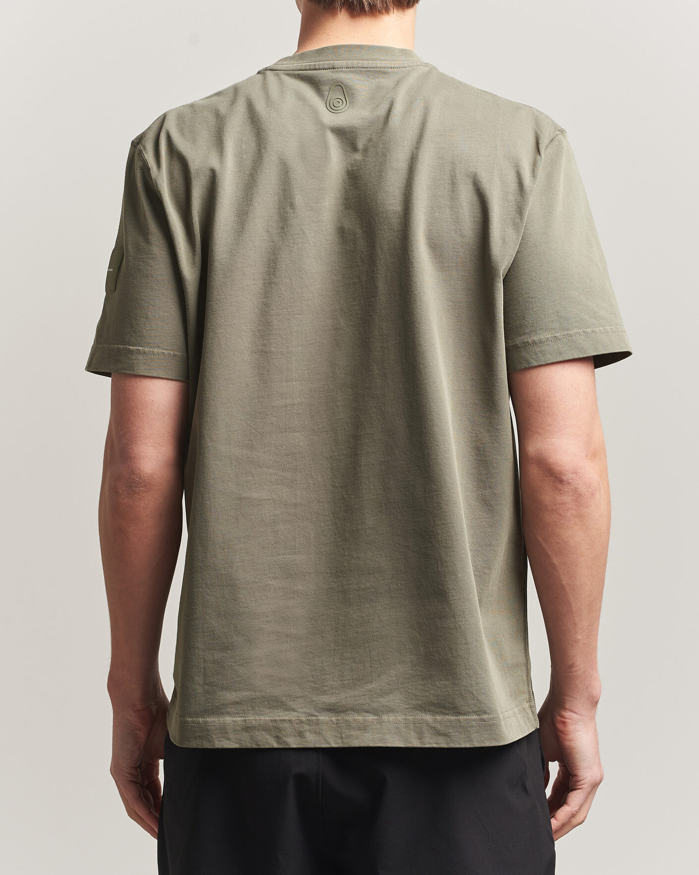 Heren | T-shirts | Sail Racing | Wind Pigment Dyed T-Shirt Mud Green
