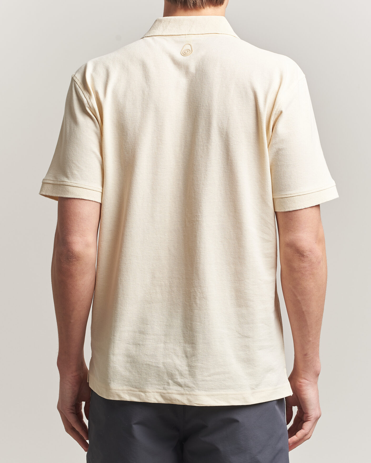 Heren | Polo's | Sail Racing | Tornado Cotton/Linen Pique Polo Off White