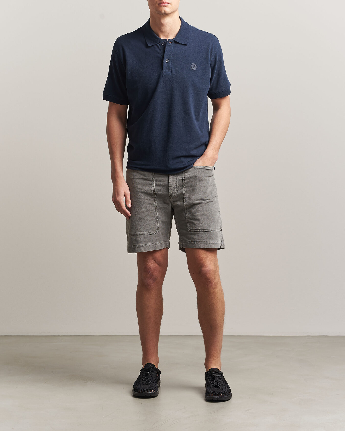 Heren | Polo's | Sail Racing | Tornado Cotton/Linen Pique Polo Navy