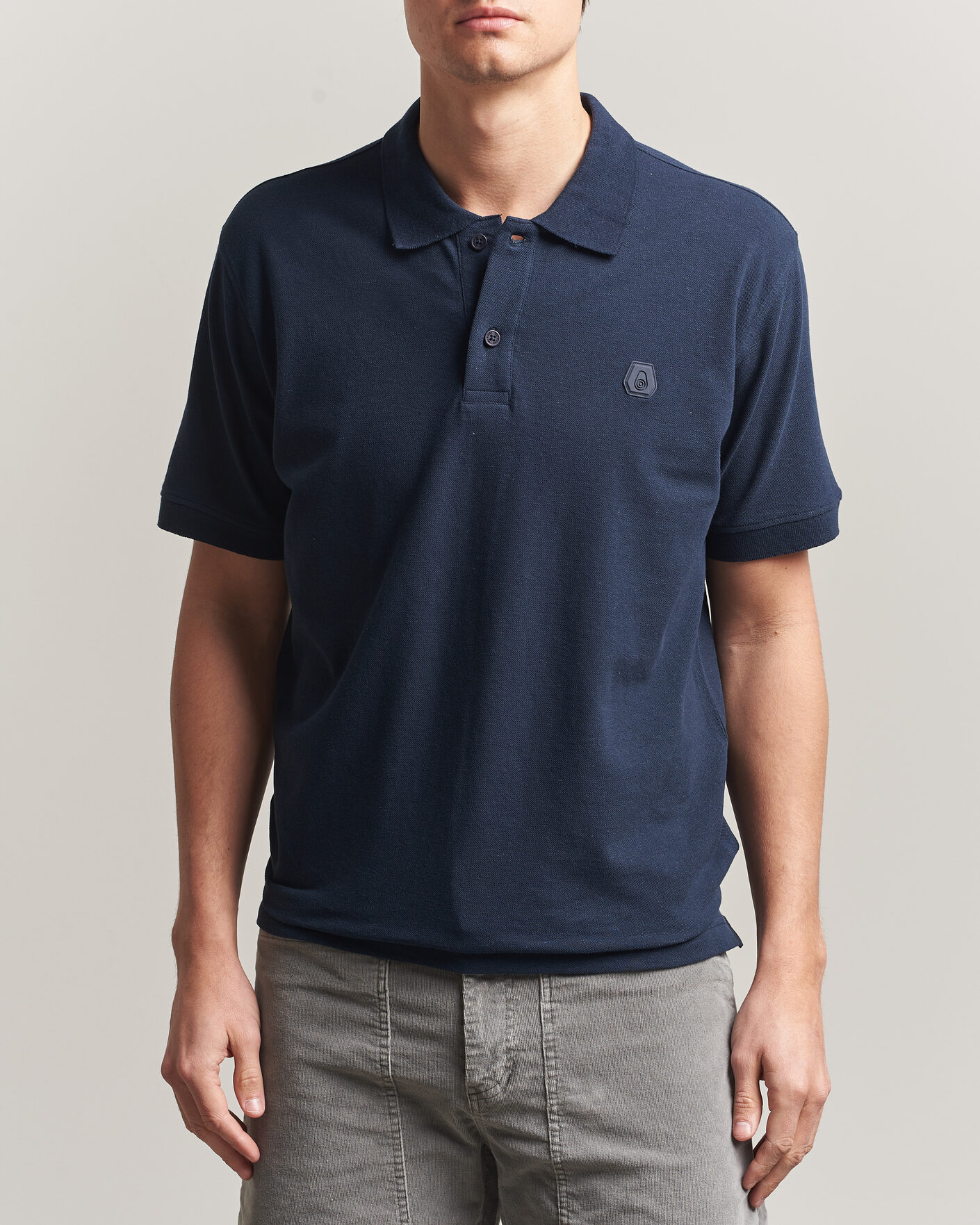 Heren | Polo's | Sail Racing | Tornado Cotton/Linen Pique Polo Navy