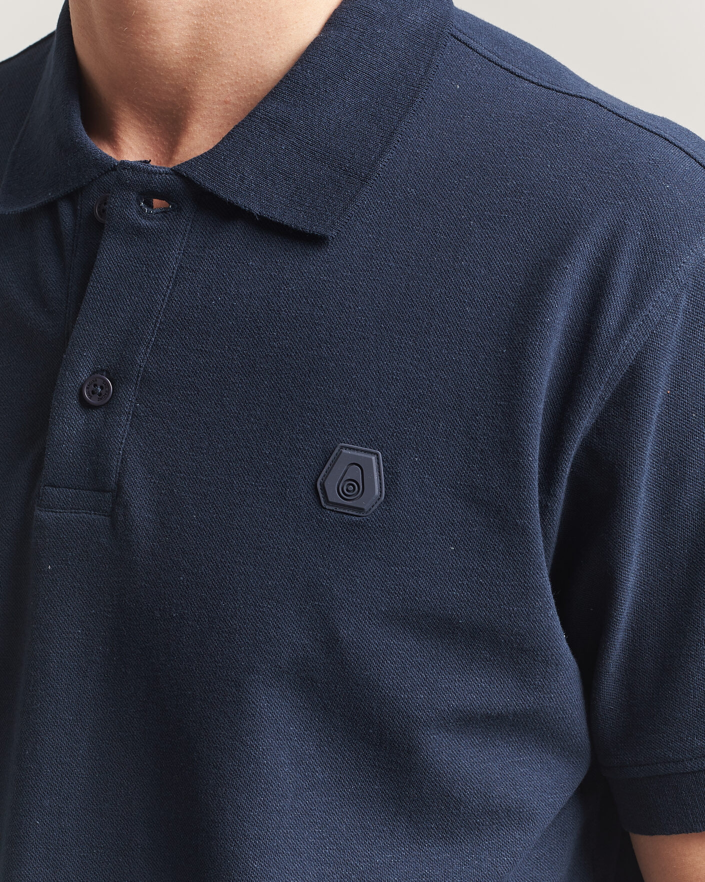 Heren | Polo's | Sail Racing | Tornado Cotton/Linen Pique Polo Navy