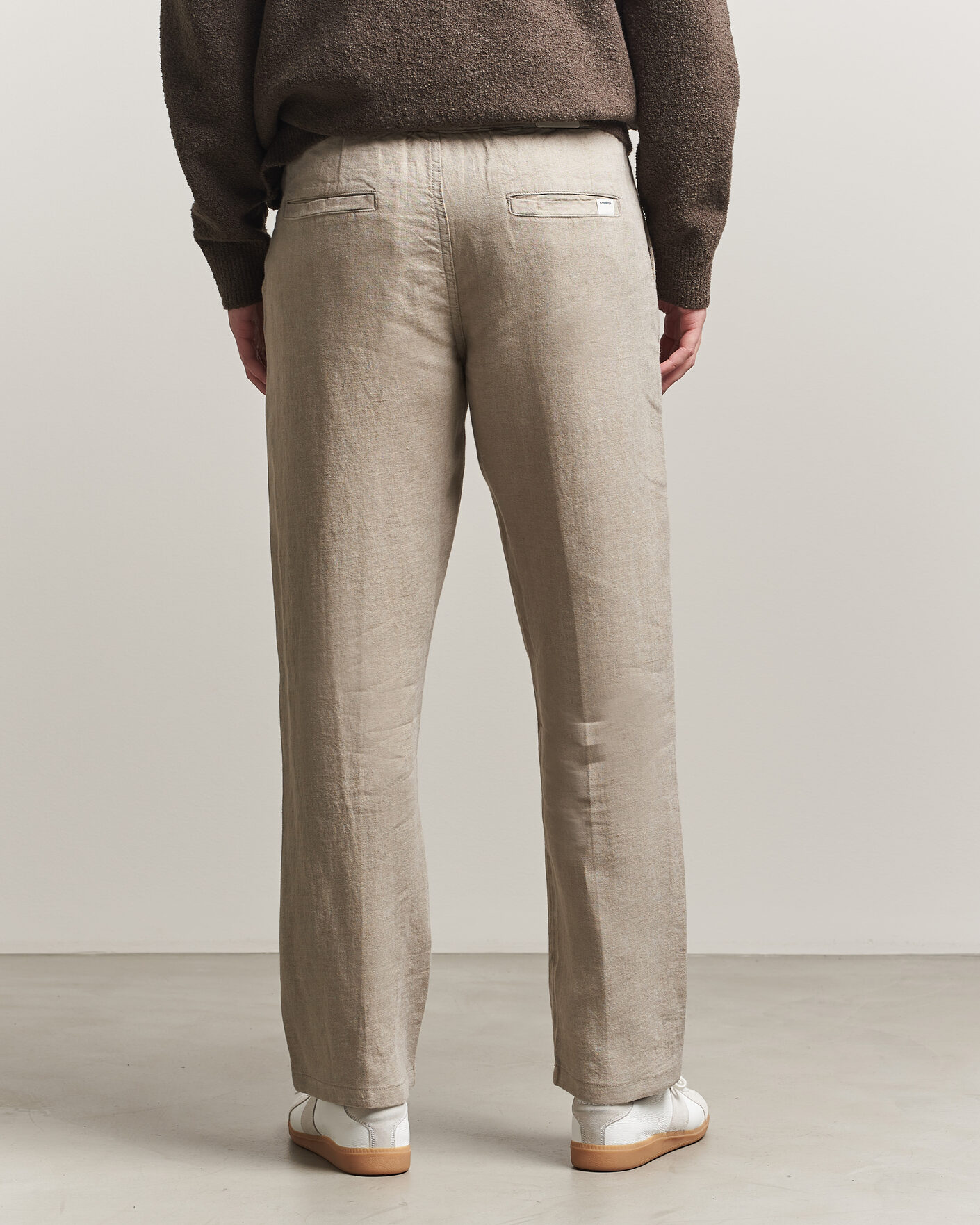 Heren | Broeken | KnowledgeCotton Apparel | Loose Linen Pants Twill