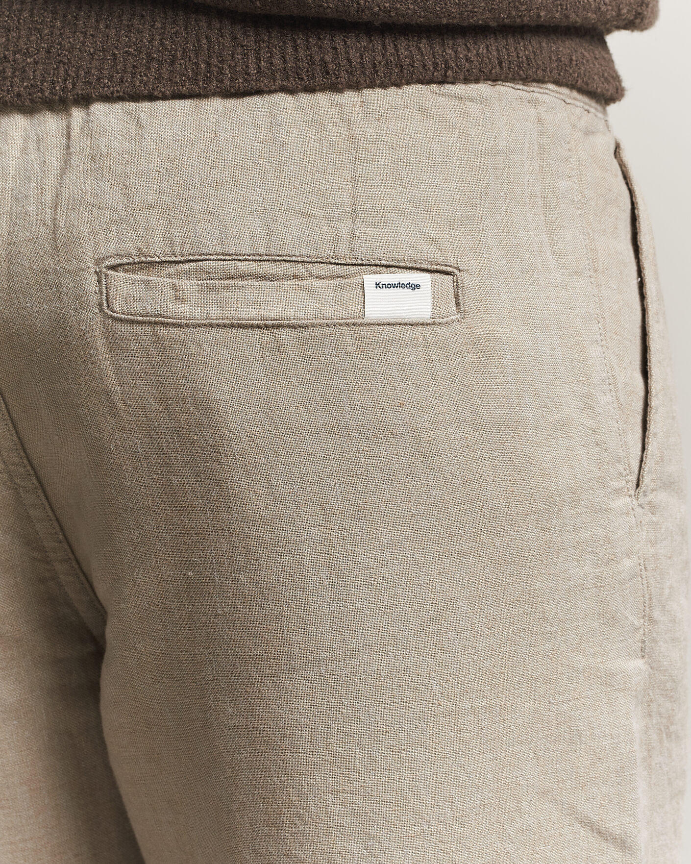 Heren | Broeken | KnowledgeCotton Apparel | Loose Linen Pants Twill