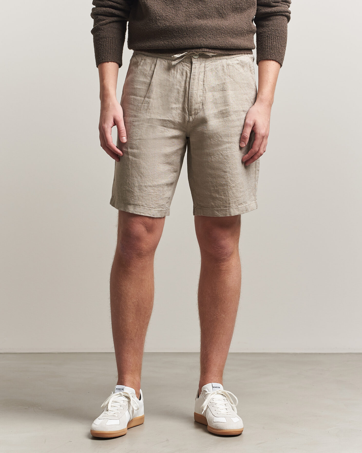 Heren | Korte broek | KnowledgeCotton Apparel | Loose Linen Shorts Twill