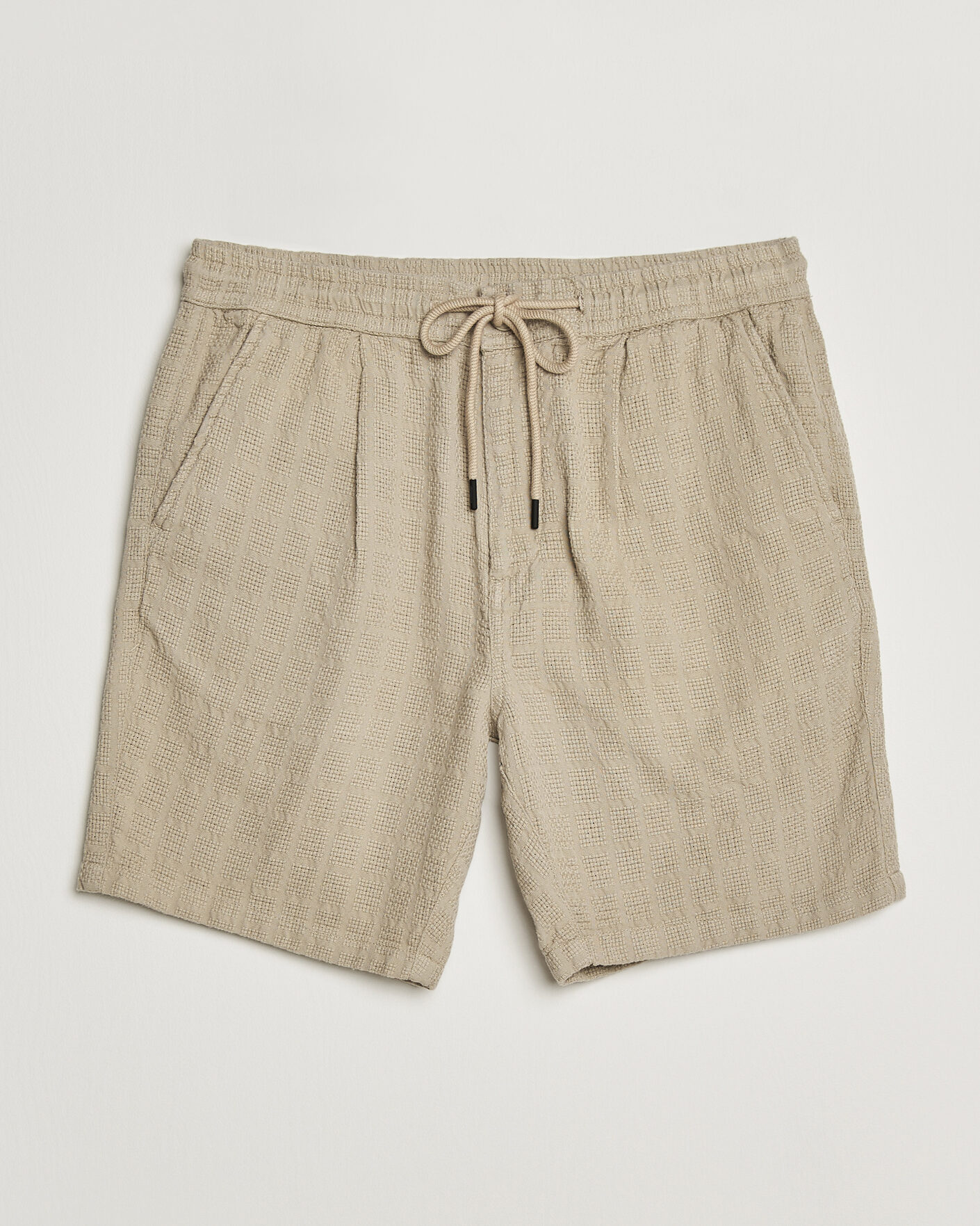 Heren | Korte broek | KnowledgeCotton Apparel | Structured Cotton Dobby Shorts Twill