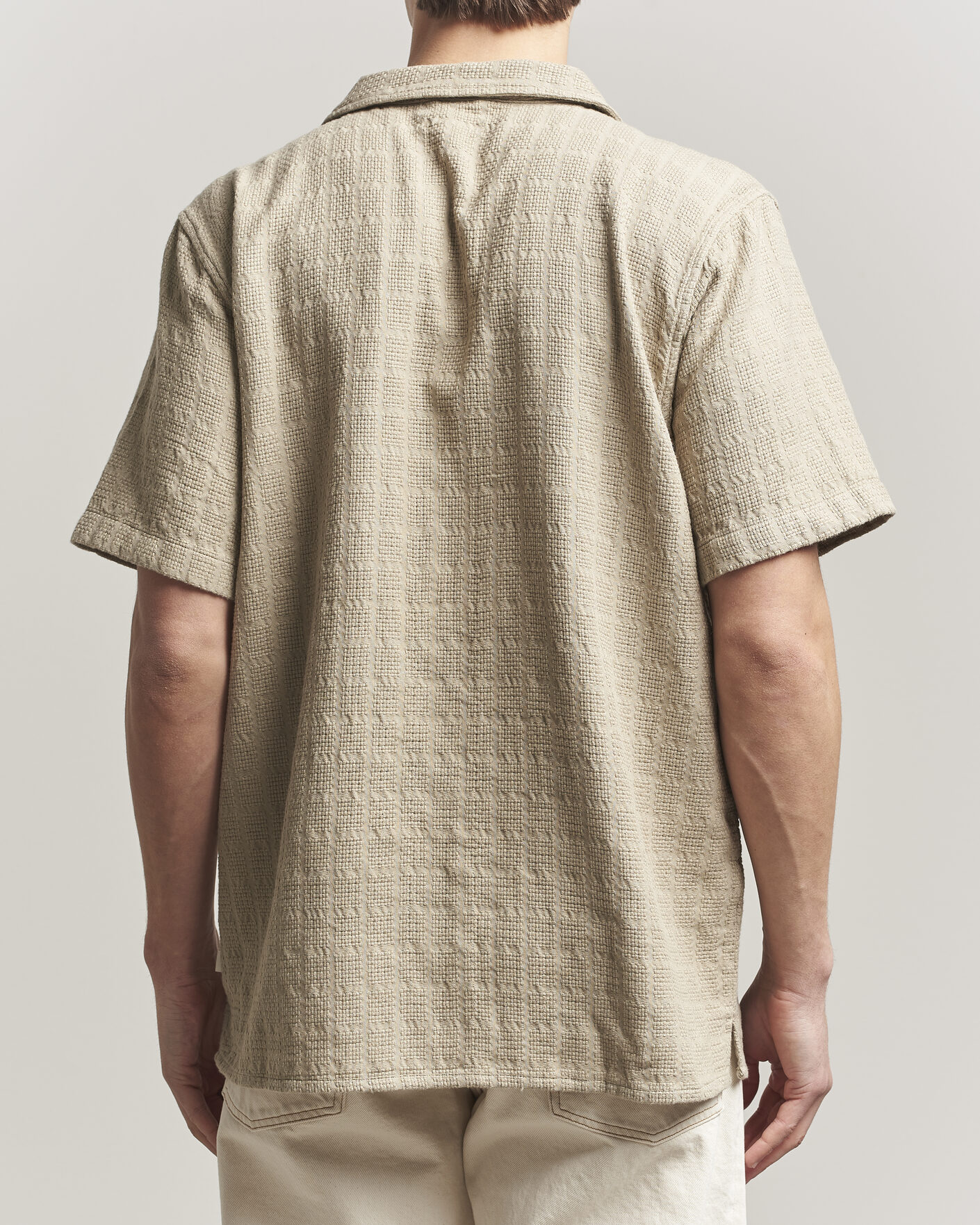 Heren | Overhemden | KnowledgeCotton Apparel | Structured Cotton Dobby Shirt Twill