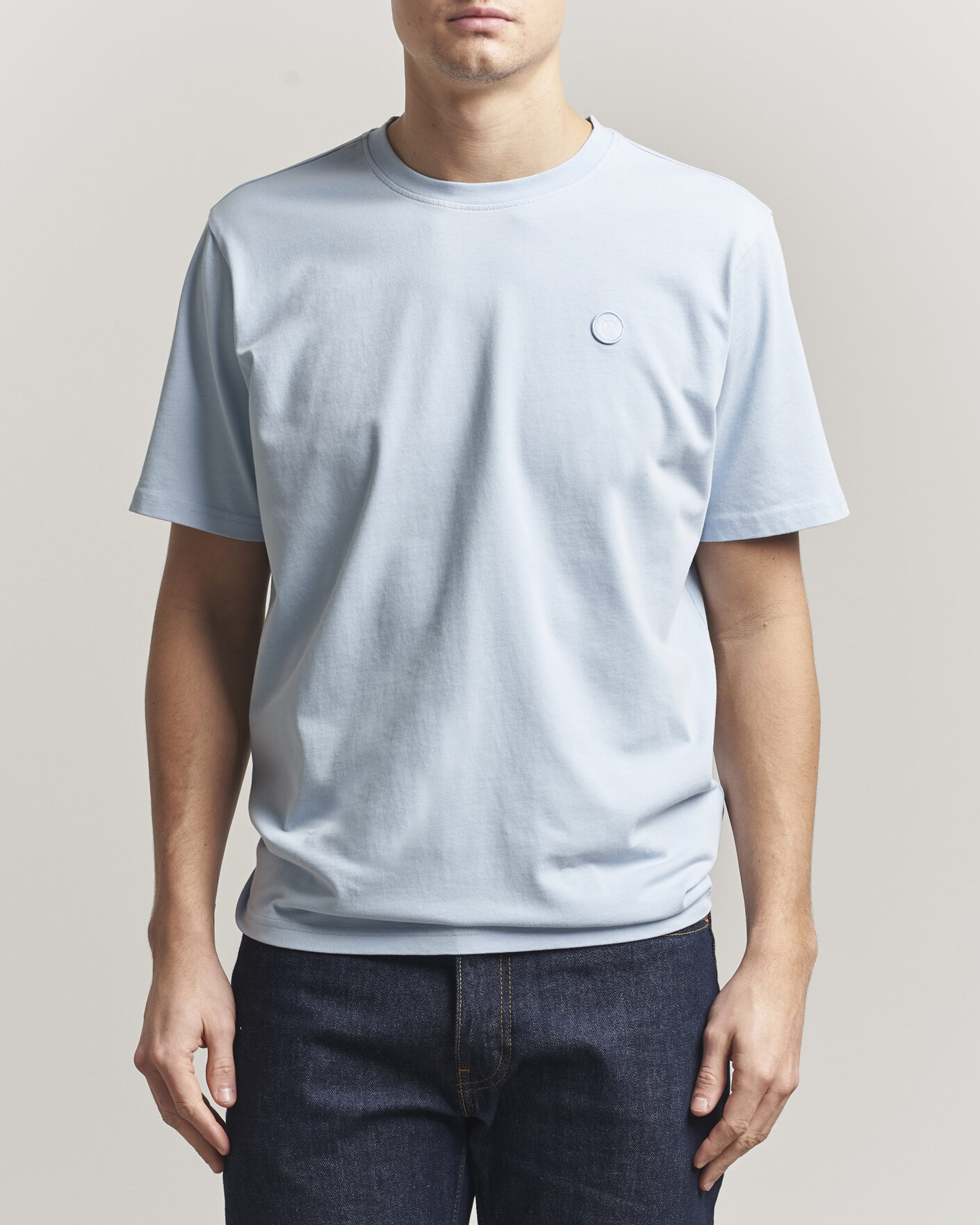 Heren | T-shirts | KnowledgeCotton Apparel | Badge T-Shirt Skyway