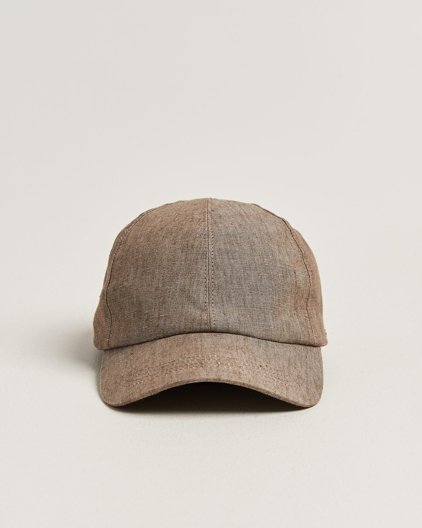 Heren | Hoeden en petten | Wigéns | Baseball Linen Cap Light Brown