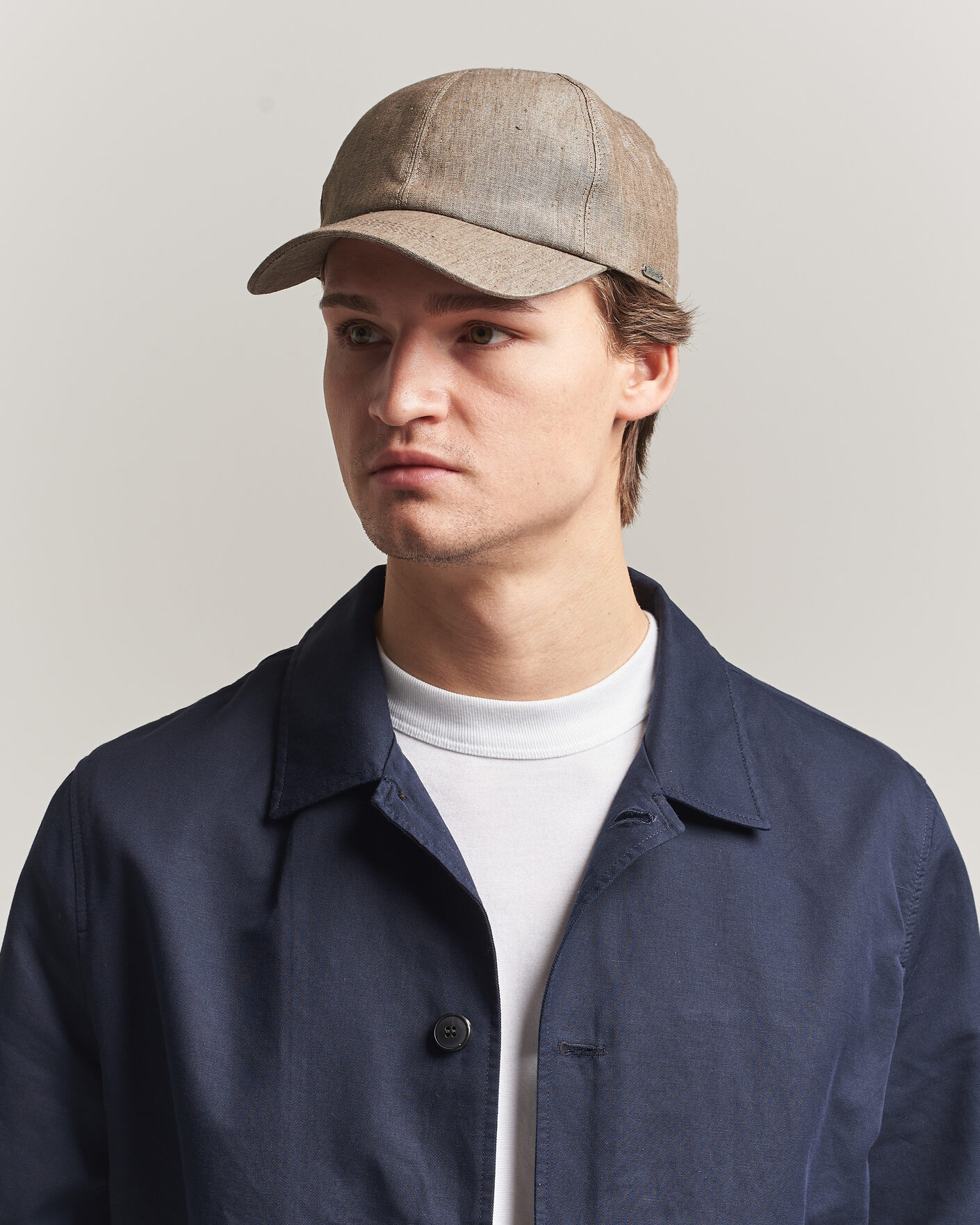 Heren | Hoeden en petten | Wigéns | Baseball Linen Cap Light Brown