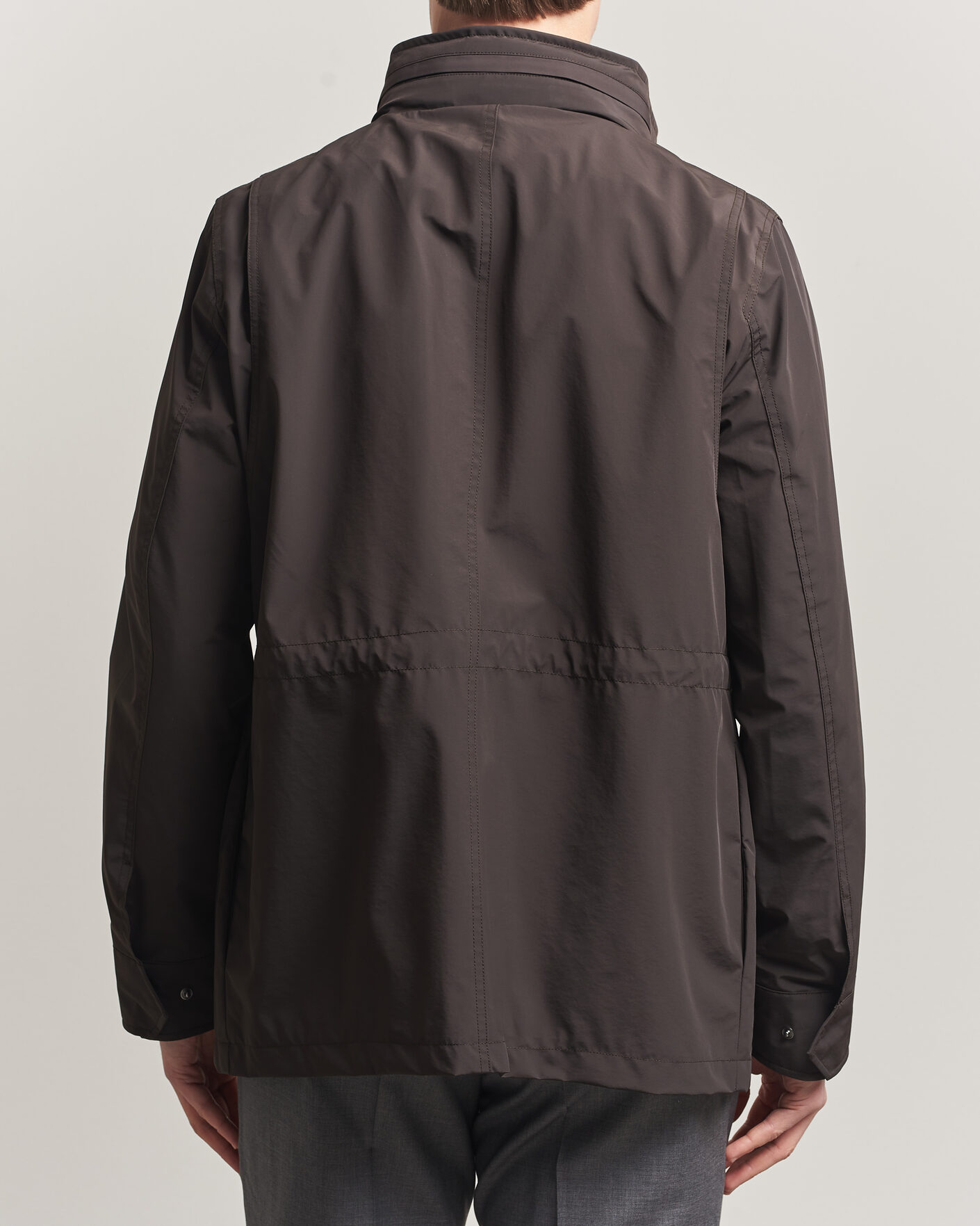 Heren | Jassen | Oscar Jacobson | M65 Nylon Field Jacket Brown