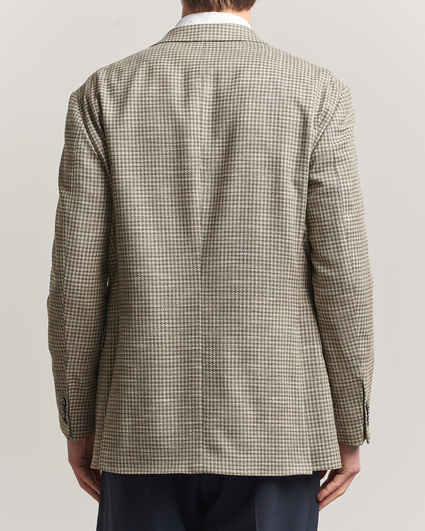 Heren | Blazers | Oscar Jacobson | Robert Wool/Silk/Cotton Blazer Green