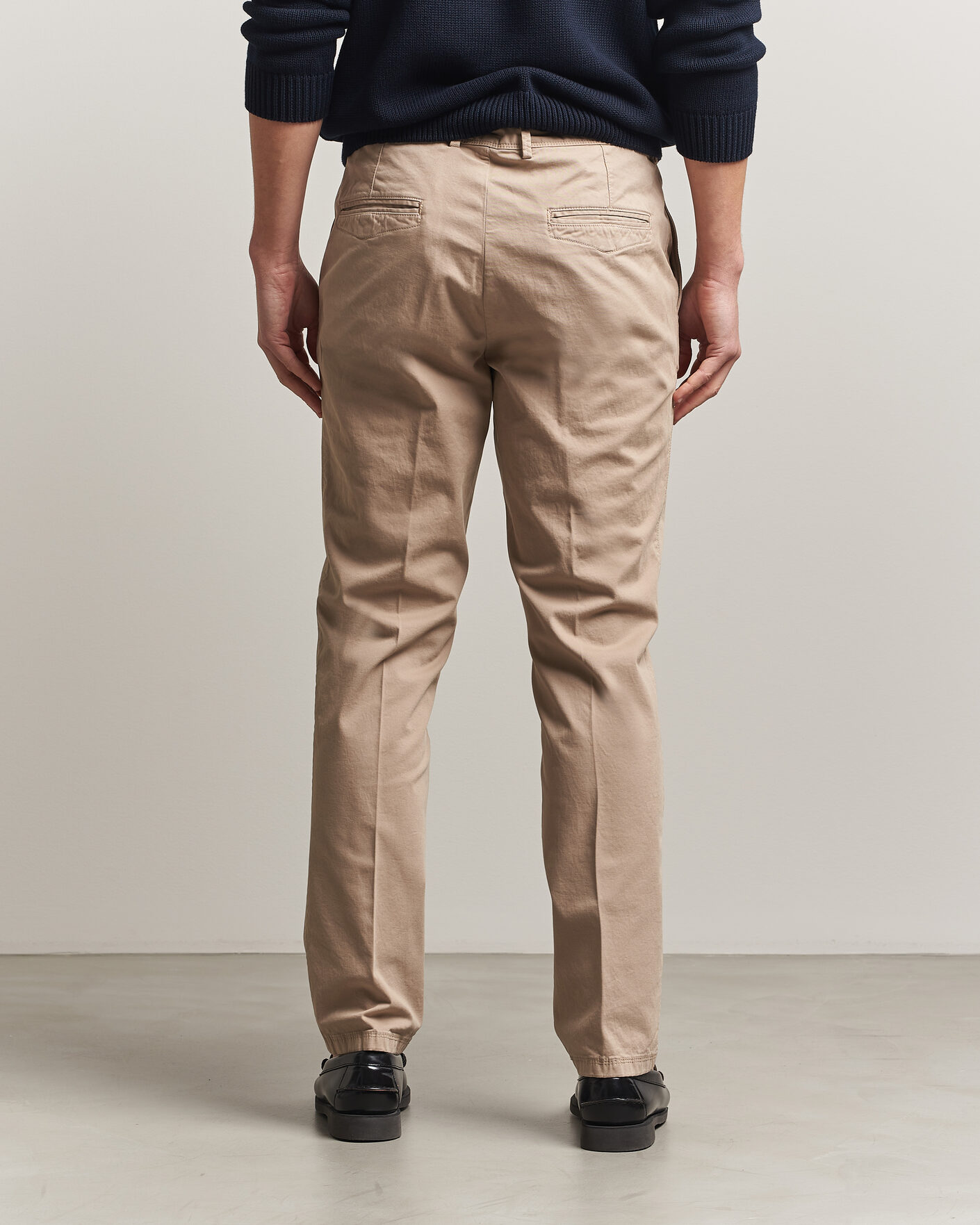 Heren | Broeken | Oscar Jacobson | Danik Cotton Trousers Beige