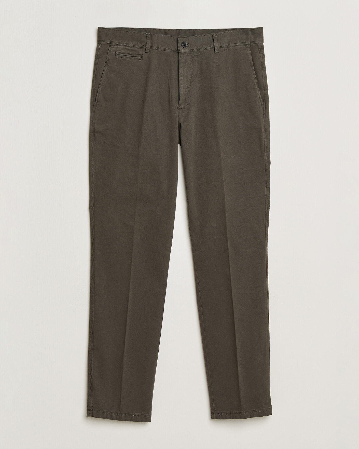 Heren | Broeken | Oscar Jacobson | Danik Cotton Trousers Olive