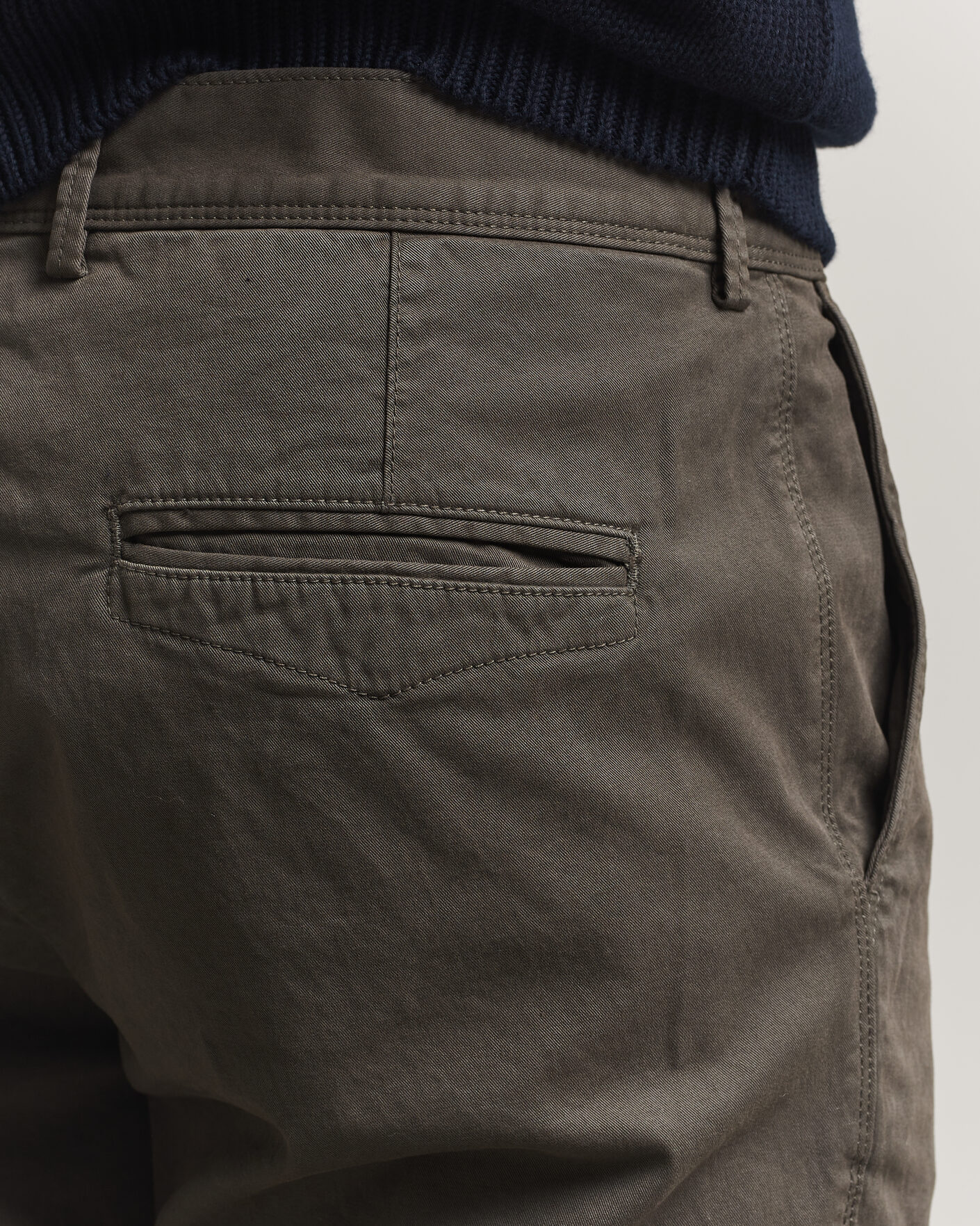 Heren | Broeken | Oscar Jacobson | Danik Cotton Trousers Olive